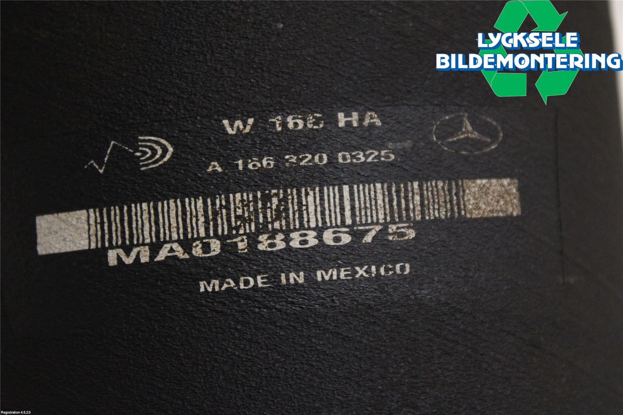 Mercedes-Benz MB GL/GLS-KLASS (X166) 12-19 Nivå-Luftfjädring Bälg