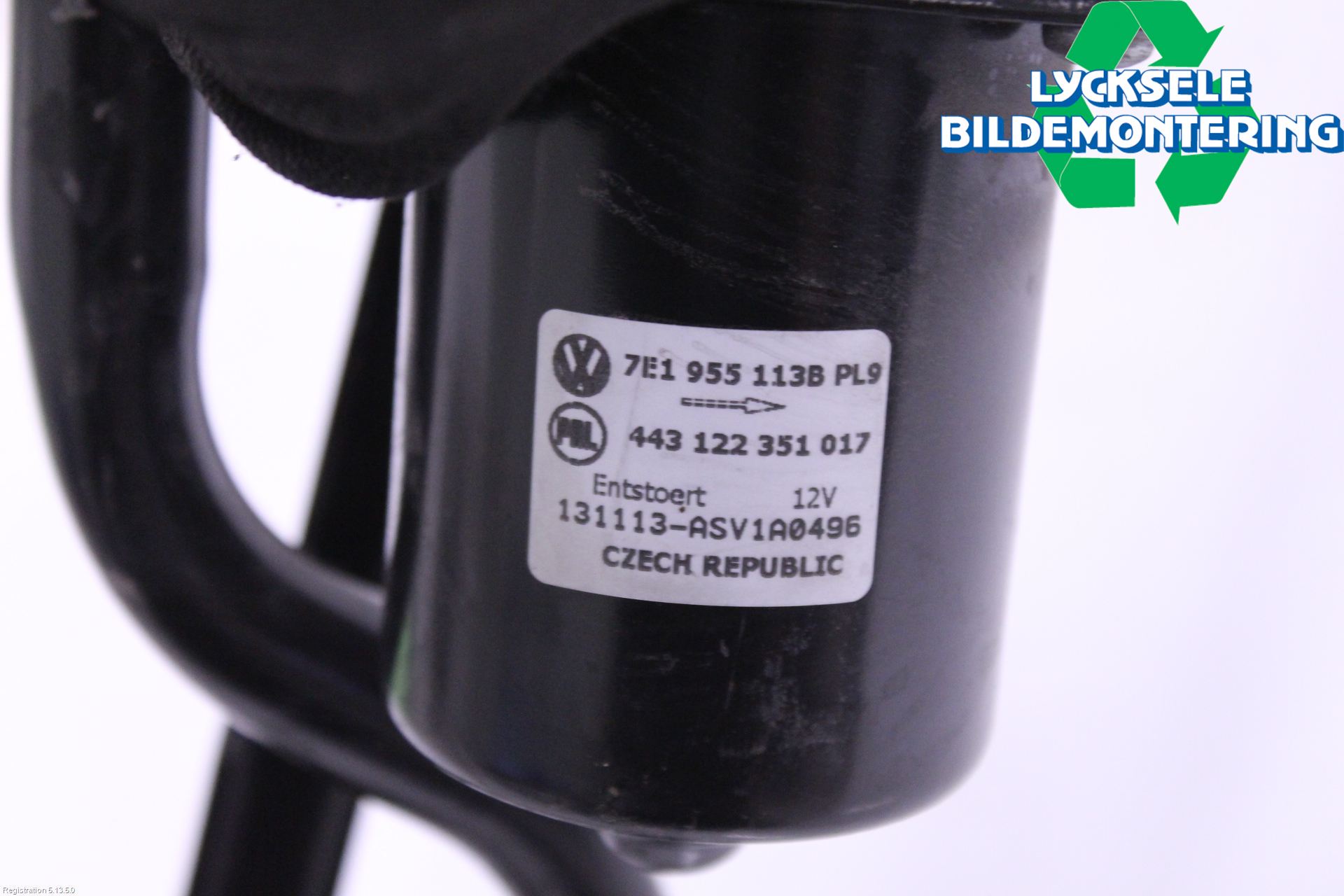 Volkswagen VW AMAROK 2H 10-22 Torkarmekanism Vindruta