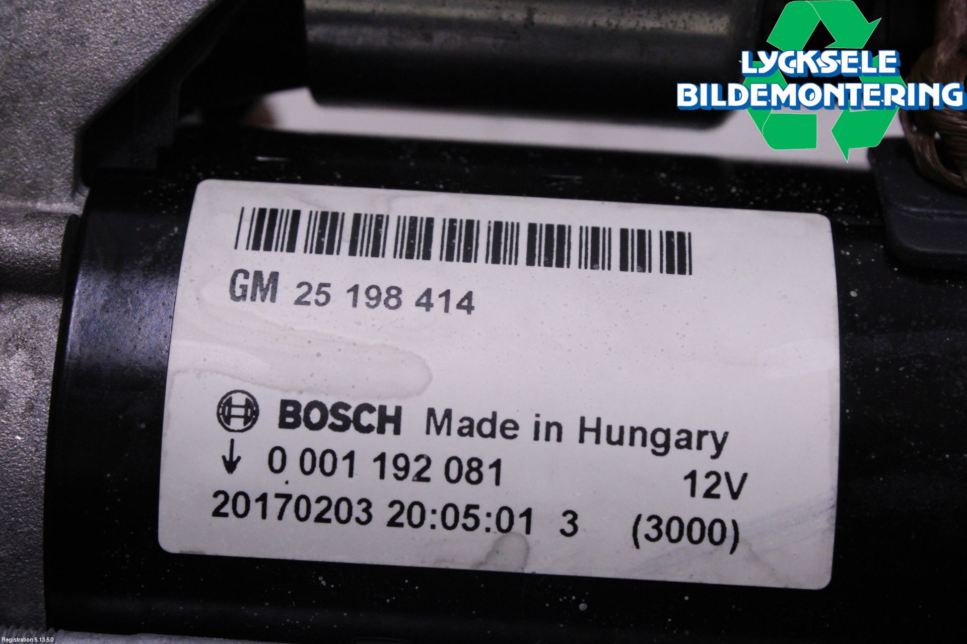 Opel CORSA E 15-19 Startmotor