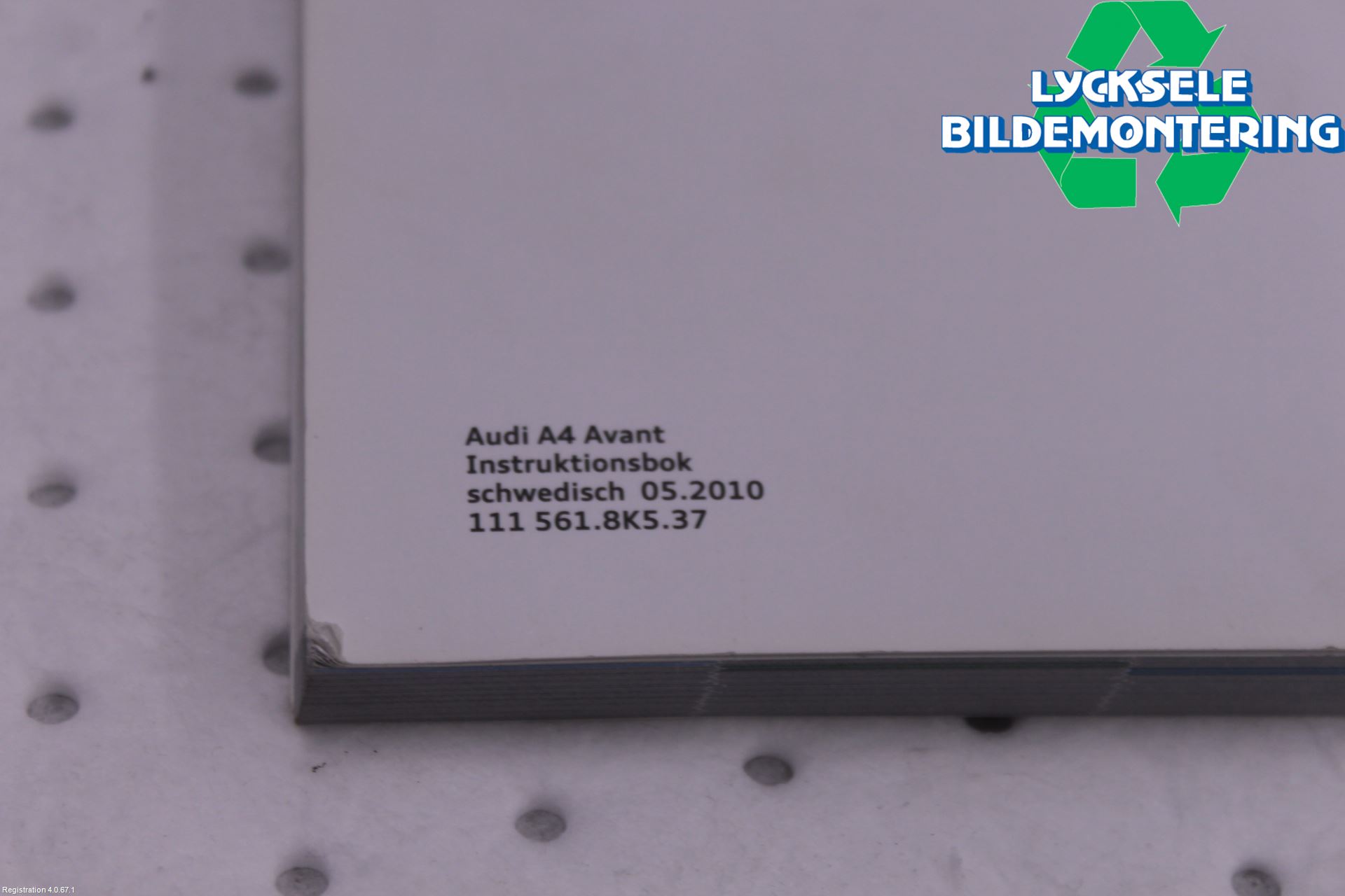 Audi A4/S4 08-11 Instruktionsbok