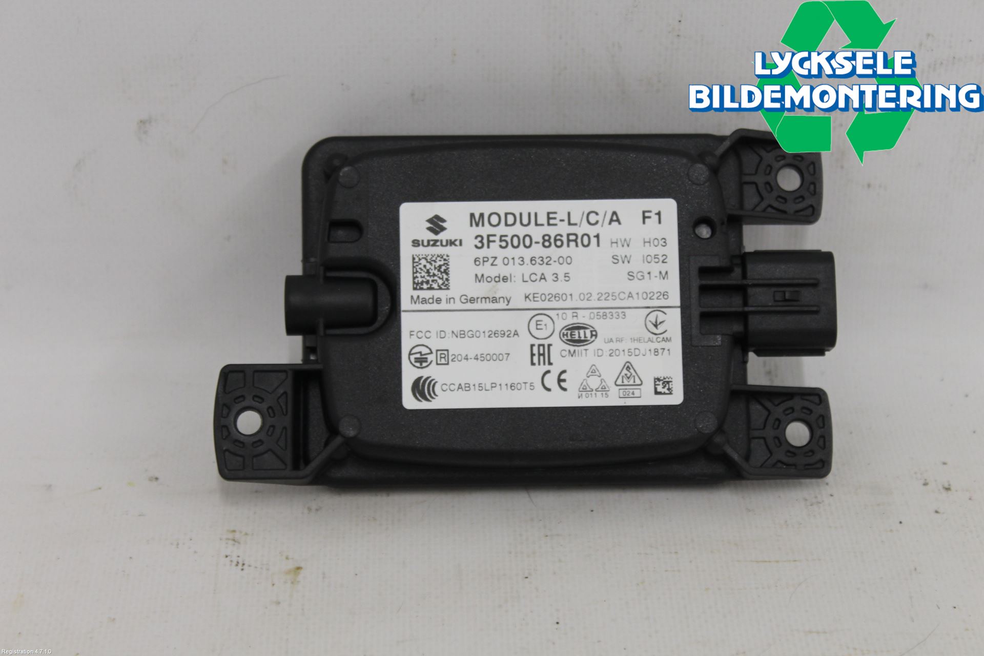 Suzuki VITARA 15- Sensor Aktivt Kollisionsskydd