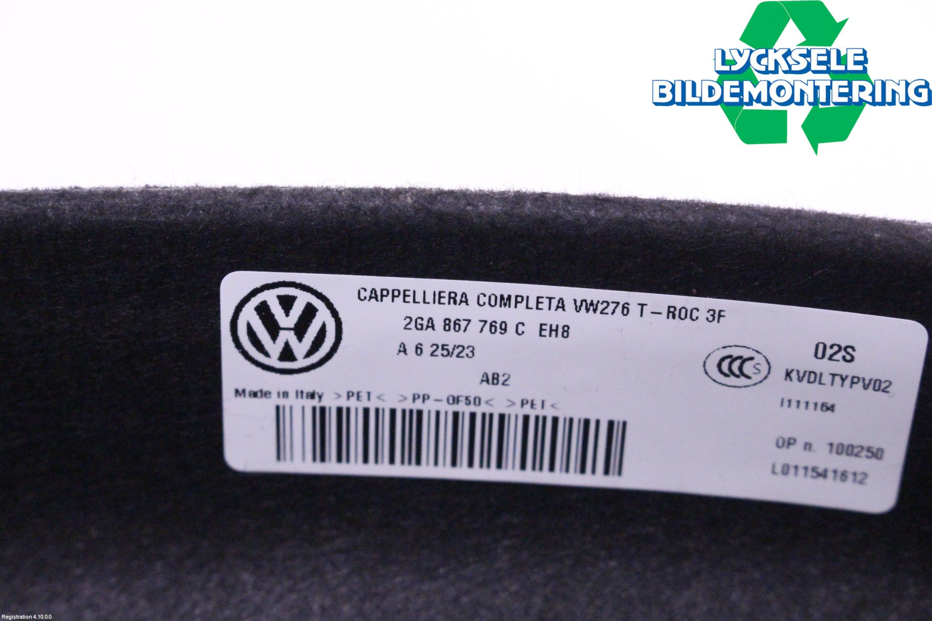 Volkswagen VW T-ROC 18- Hatthylla