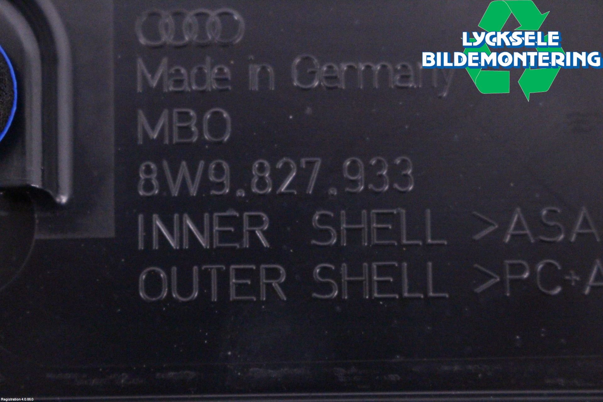 Audi A4/S4 B9 20- Spoiler Baklucka