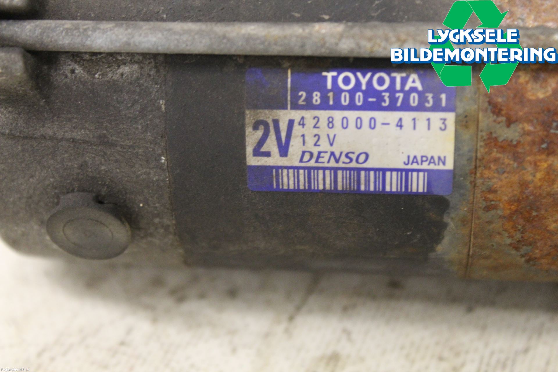 Toyota RAV 4 06-12 Startmotor