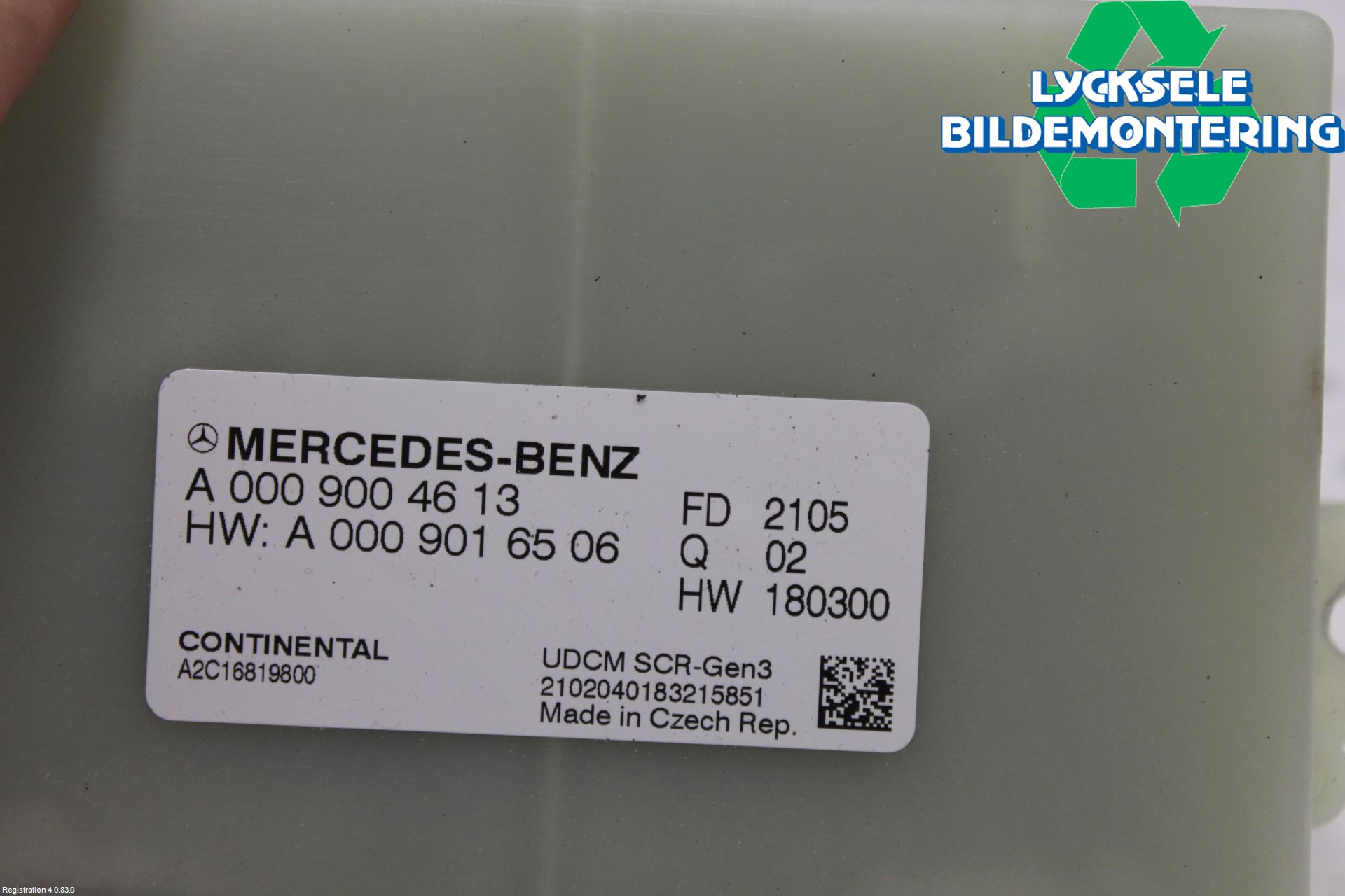 Mercedes-Benz MB E-KLASS (W213) 16-23 Styrenhet Avgasrening
