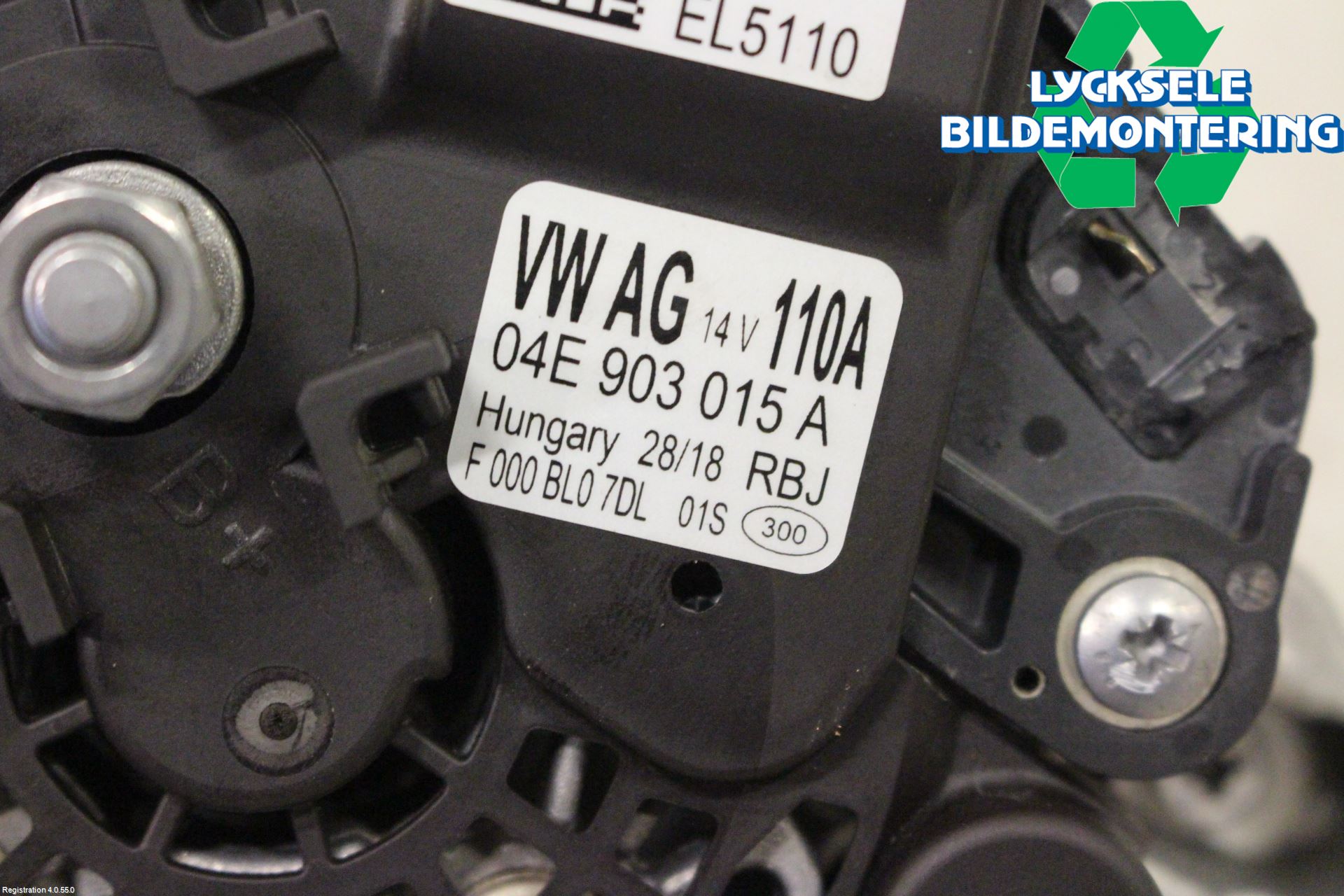 Skoda FABIA 15-21 Generator