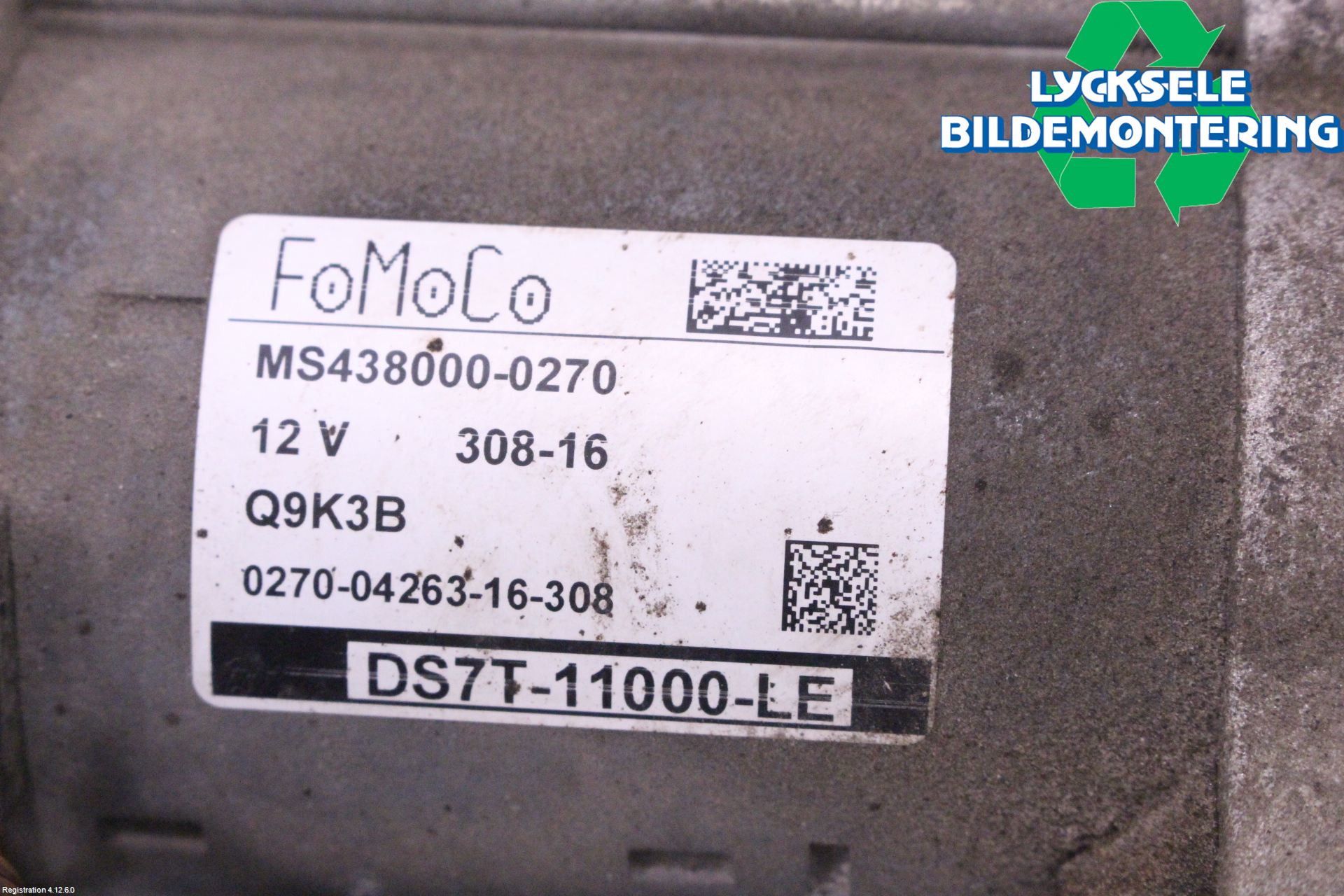 Ford EDGE Startmotor Diesel