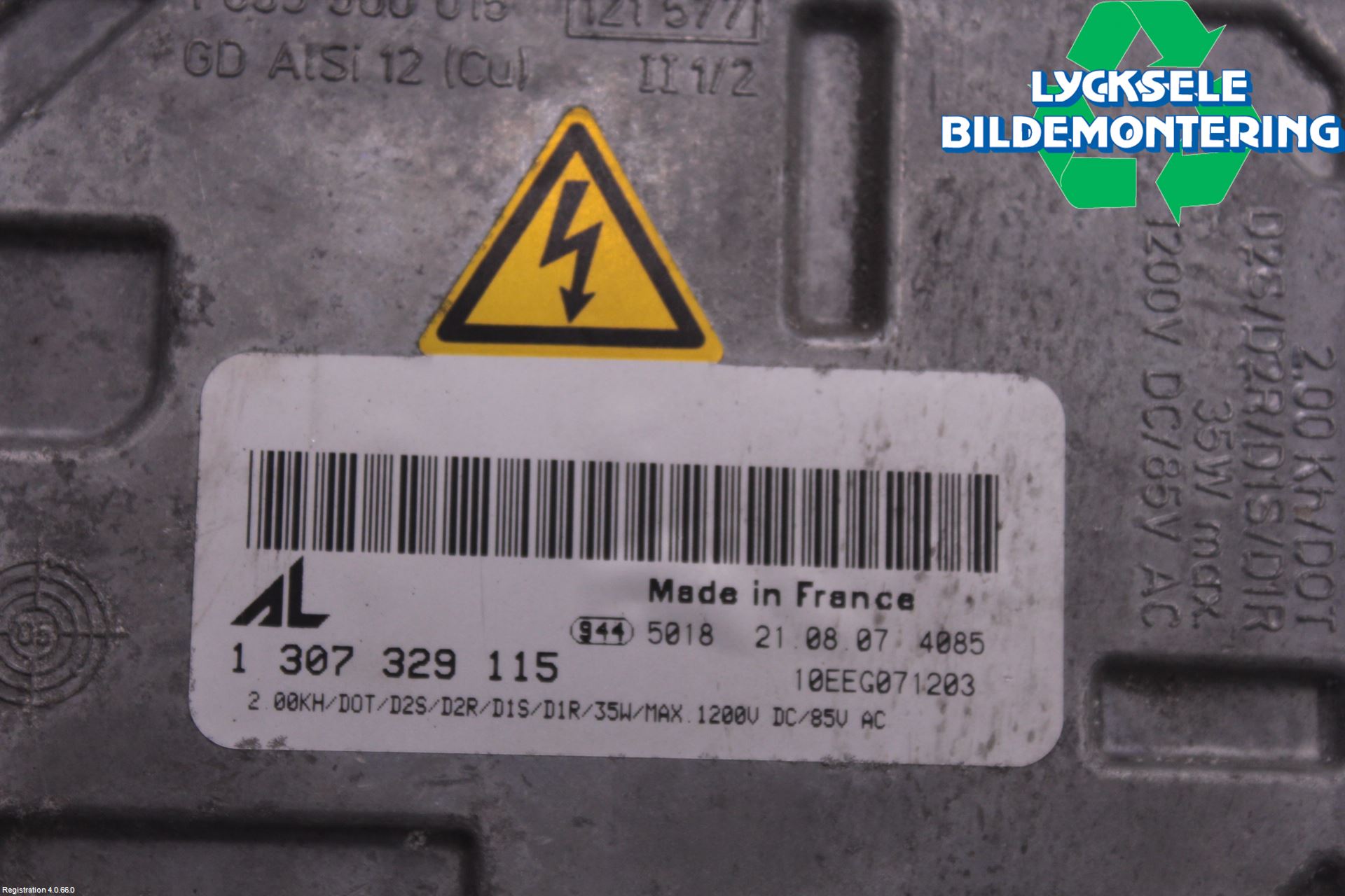 Audi A4/S4 05-07 Styrenhet Strålkastare