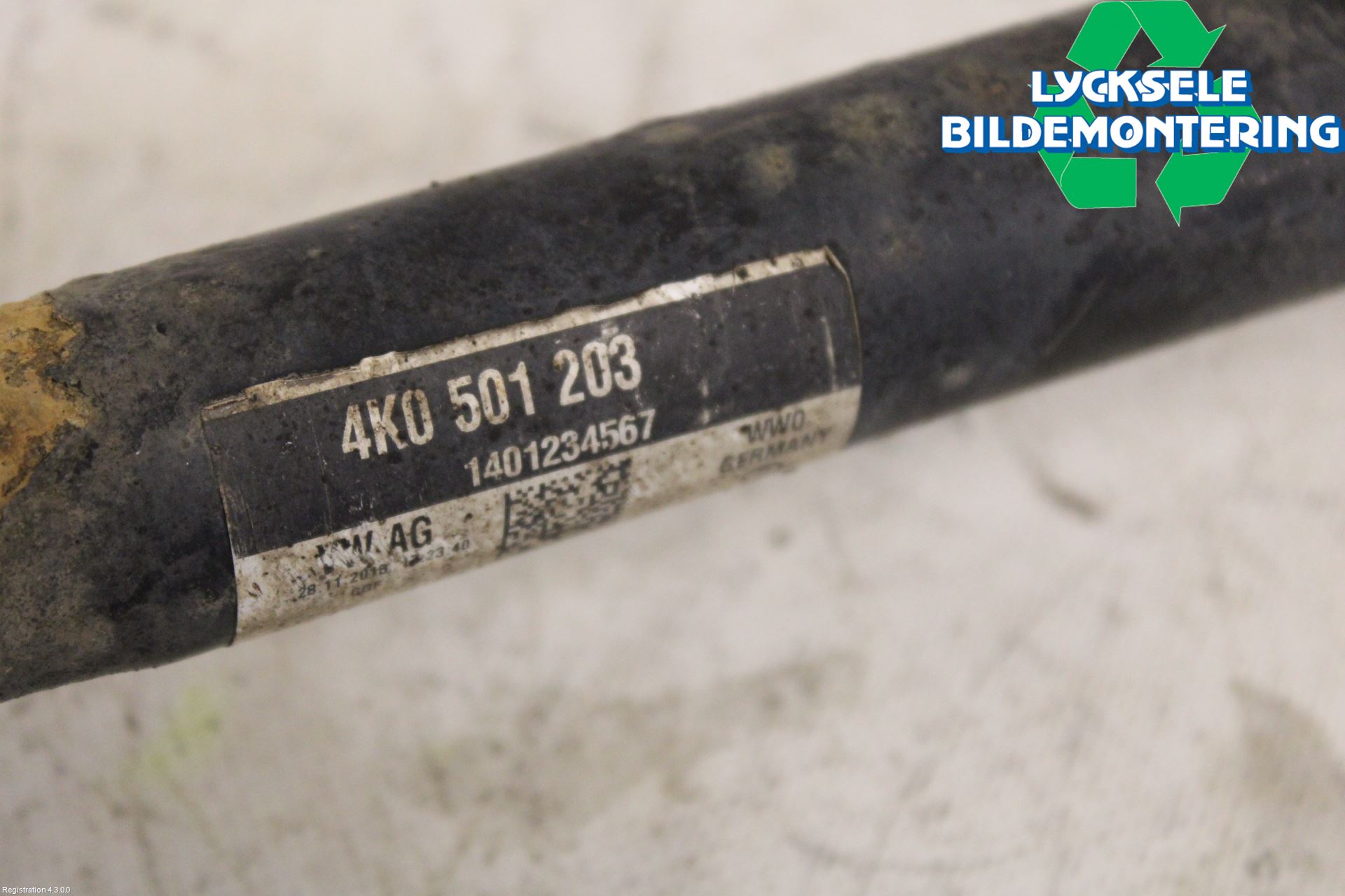 Audi A6 F2/C8 19- Drivaxel Bak Vänster