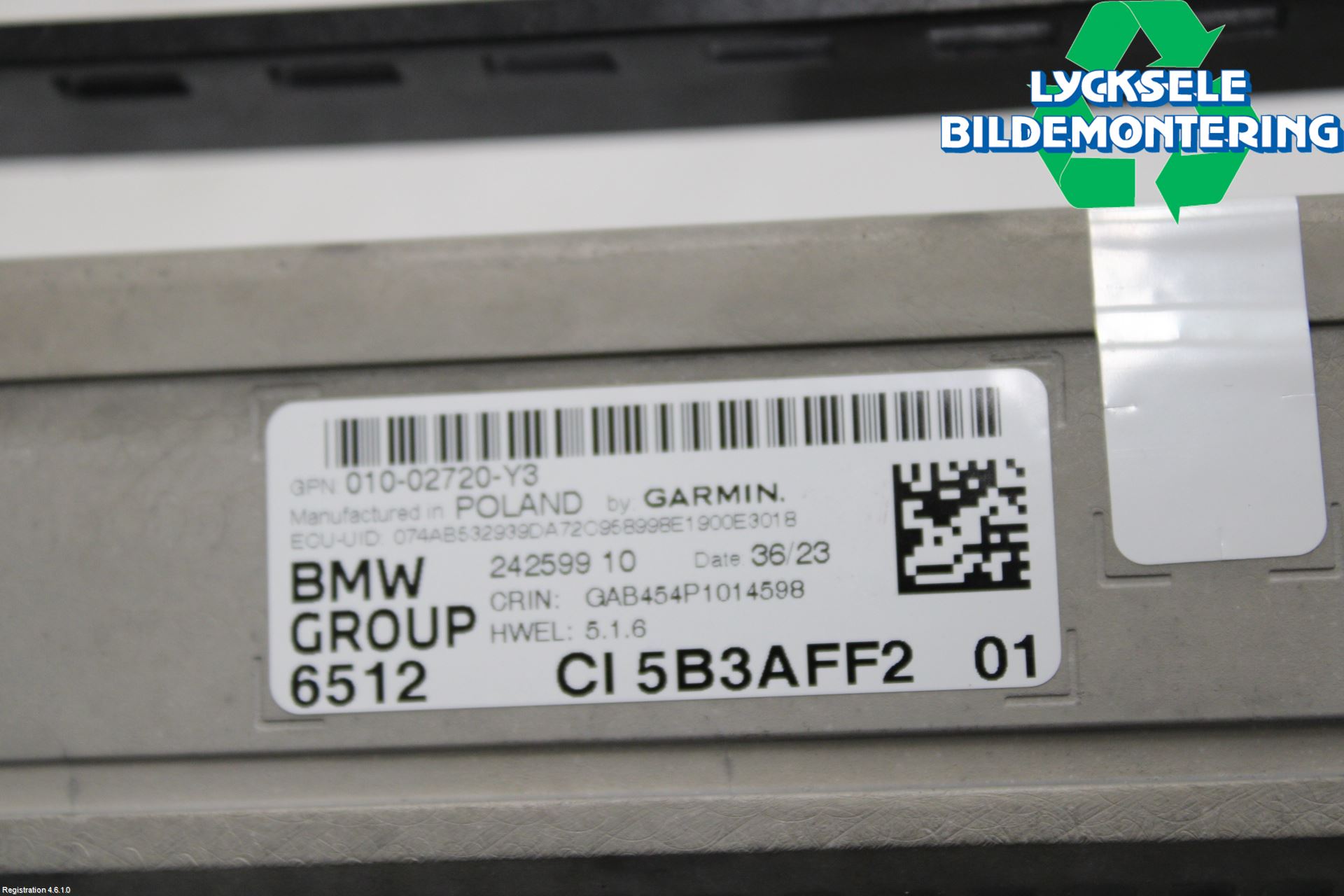 BMW 4/i4 G26 GRAN COUPÉ 21- Cd Radio - Multimediapanel