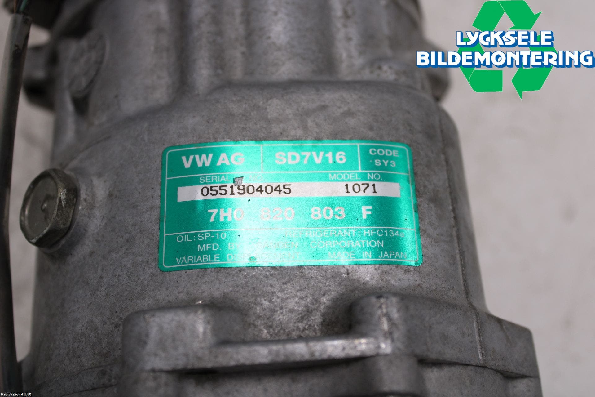 Volkswagen VW CADDY 04-10 Ac Kompressor