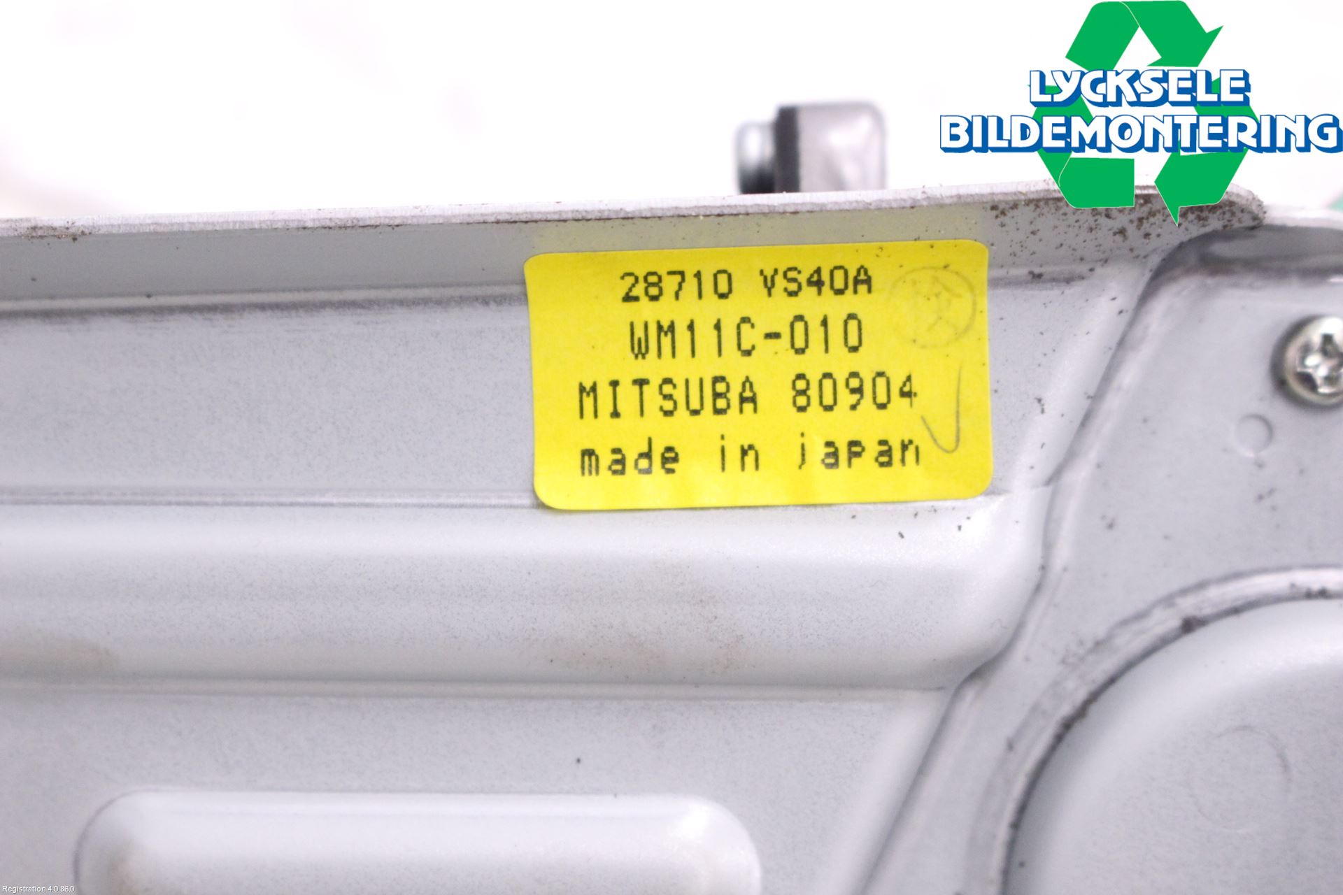 Nissan PATROL Torkarmotor Baklucka