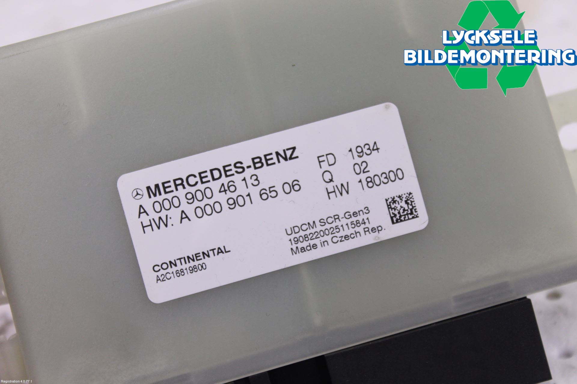 Mercedes-Benz MB C-KLASS (W205) 14-21 Styrenhet Avgasrening