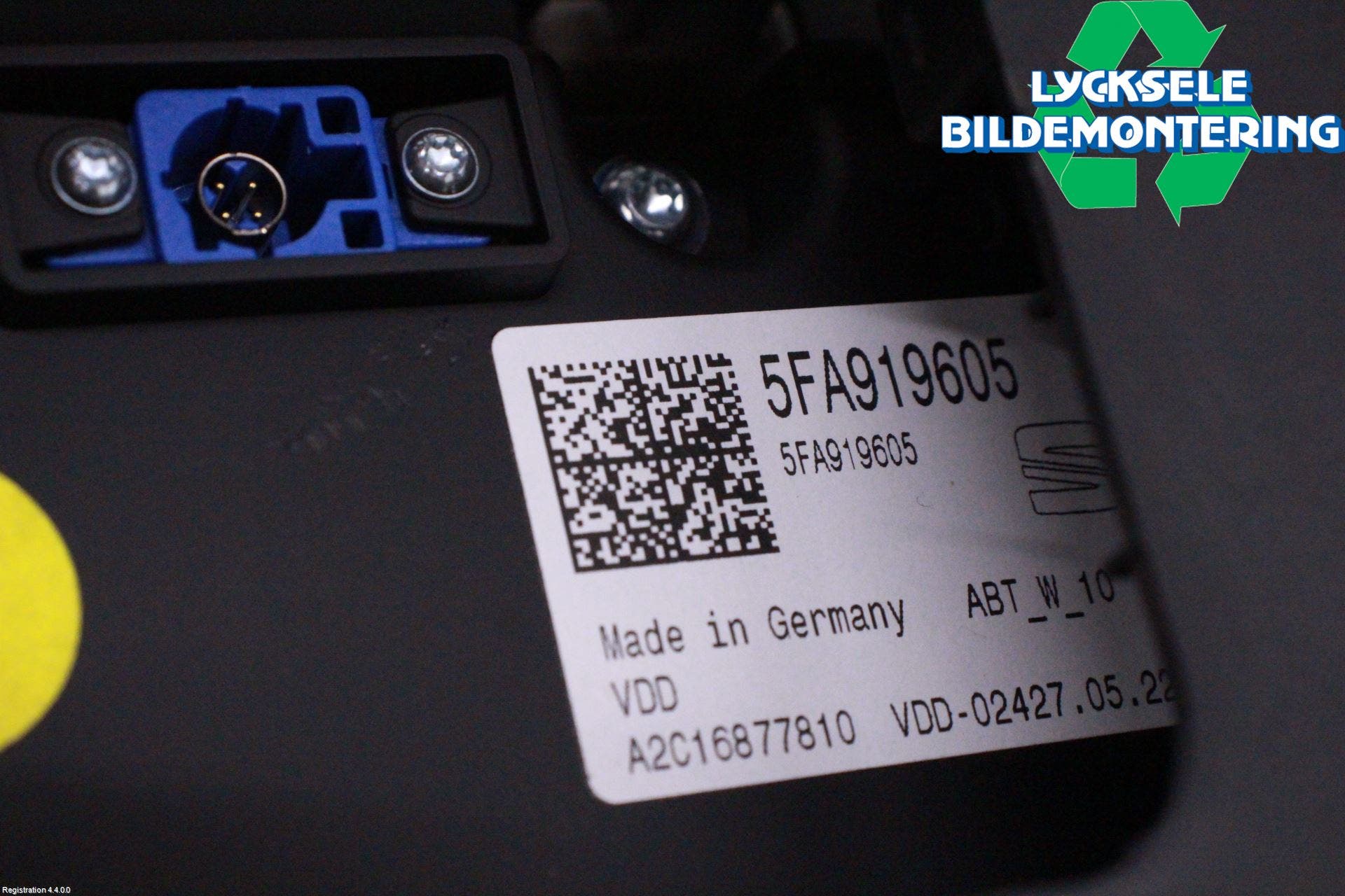 CUPRA LEON 21- Bildskärm