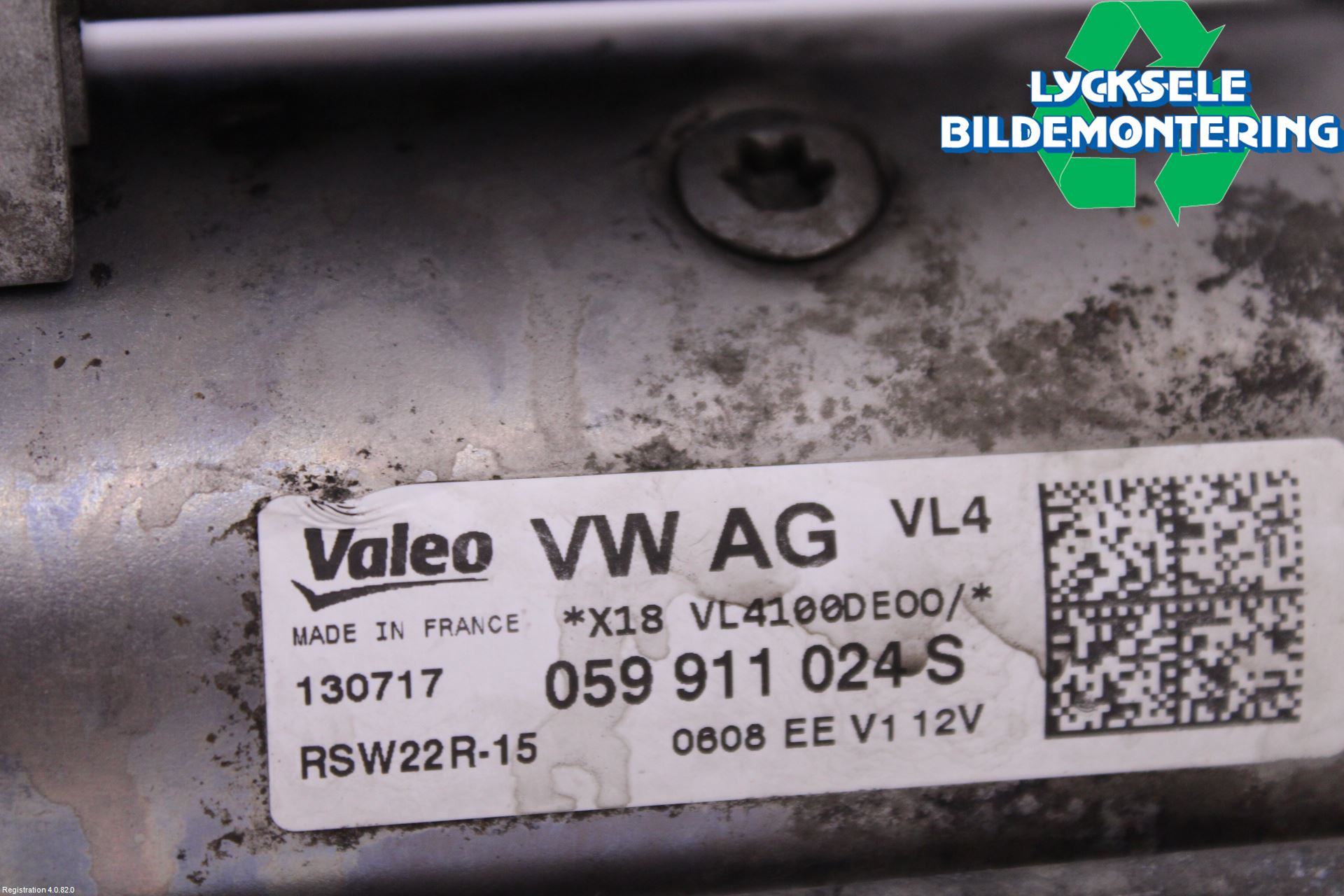 Volkswagen VW AMAROK 2H 10-22 Startmotor Diesel