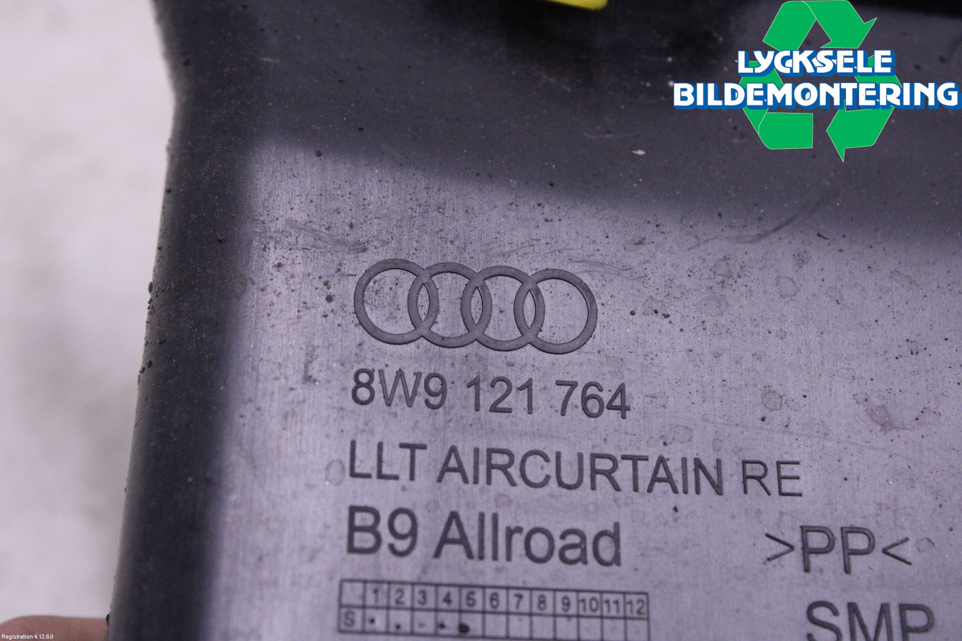Audi A4 ALLROAD 17- Deflektor Plåt-Plast Kylning