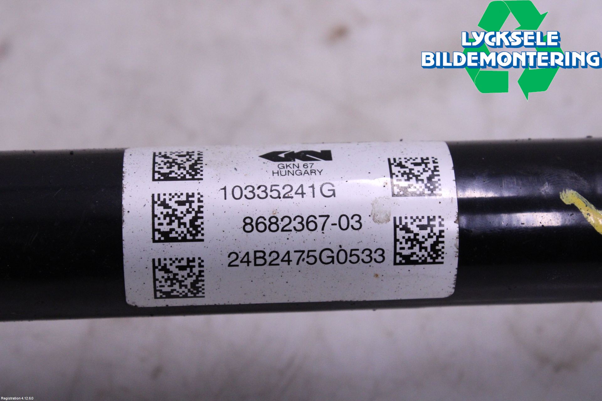 BMW 3 G20/G21/G80/G81 19- Drivaxel Fram Vänster