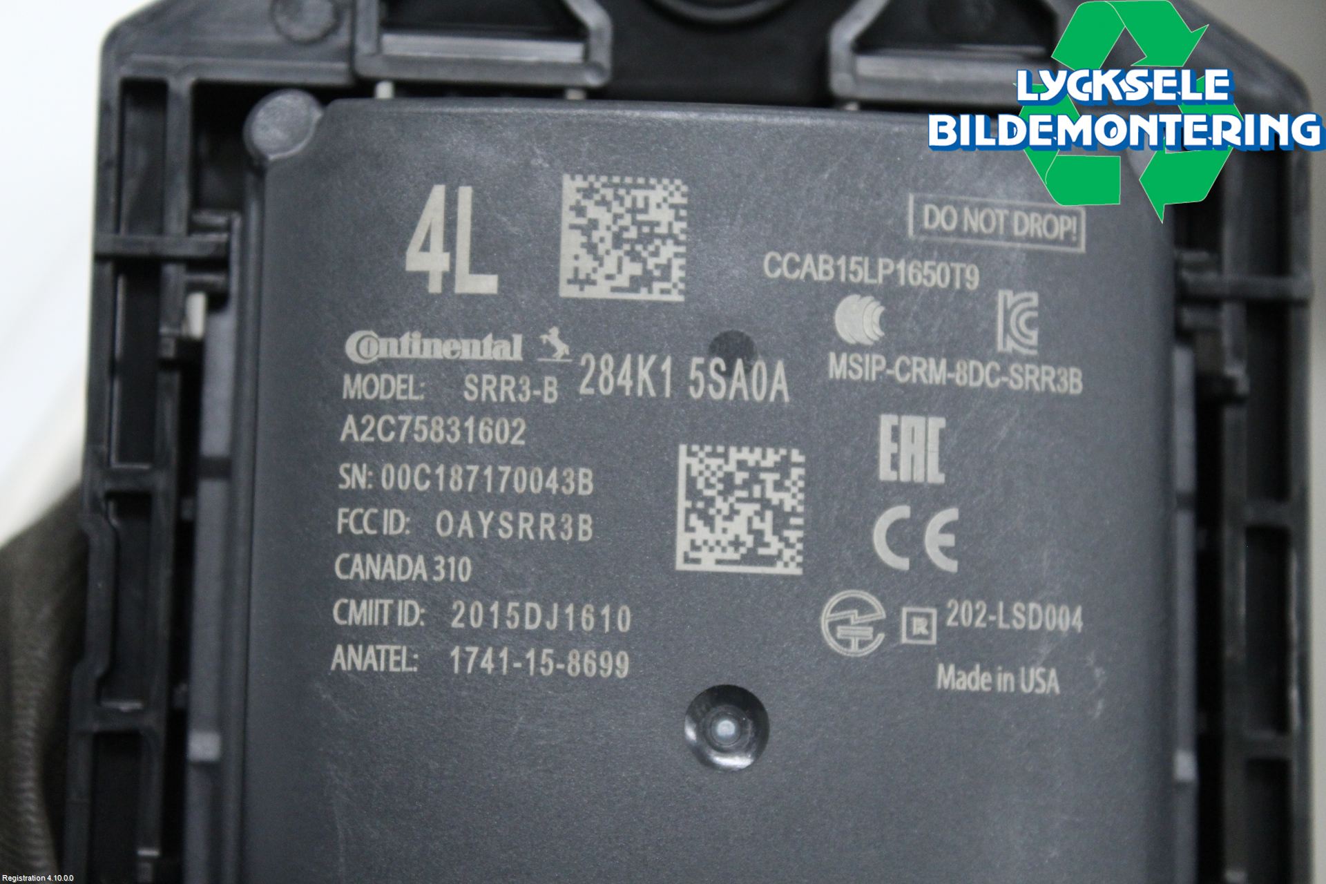 Nissan LEAF 18- Sensor Aktivt Kollisionsskydd