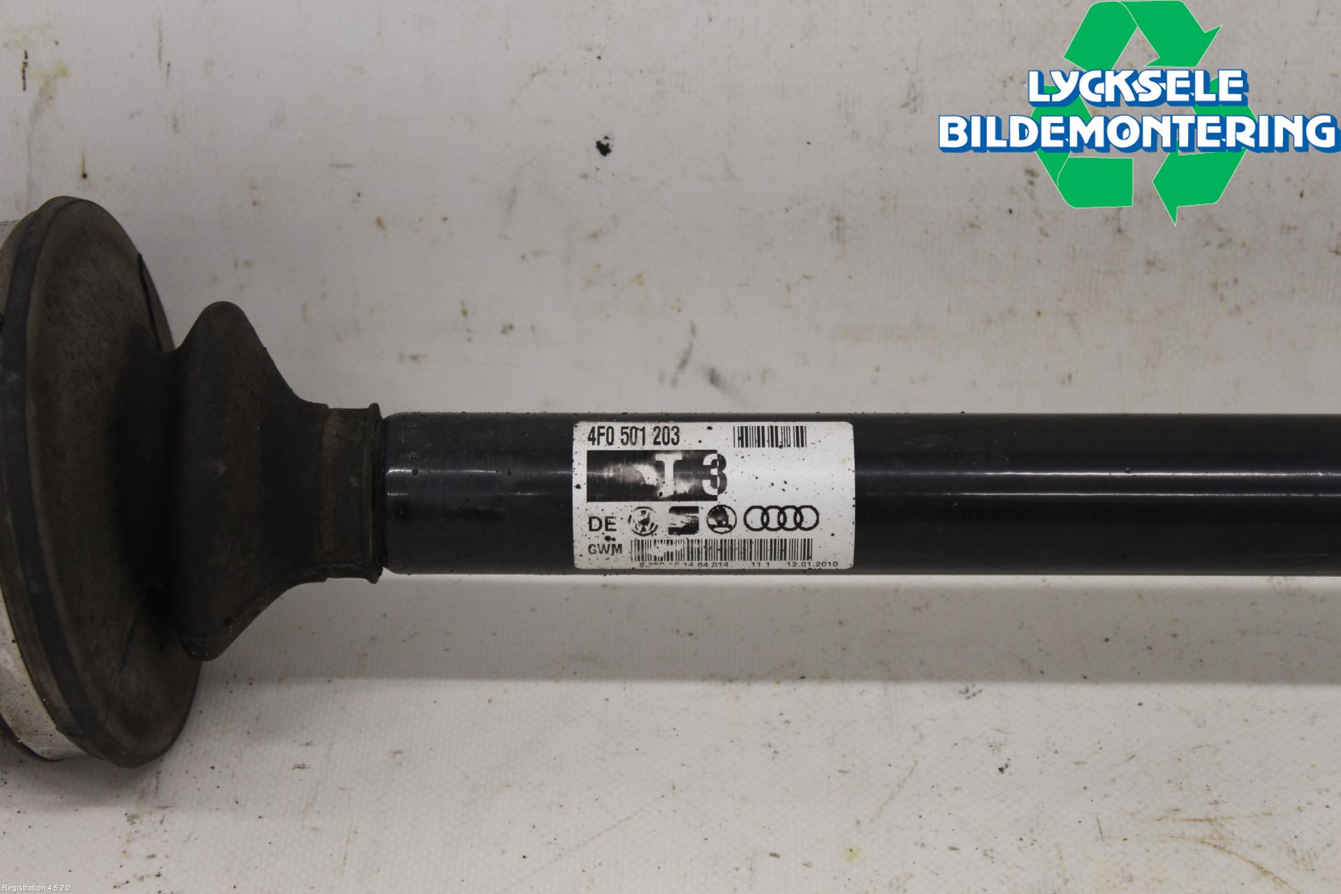 Audi ALLROAD 06-11 Drivaxel Bak Vänster