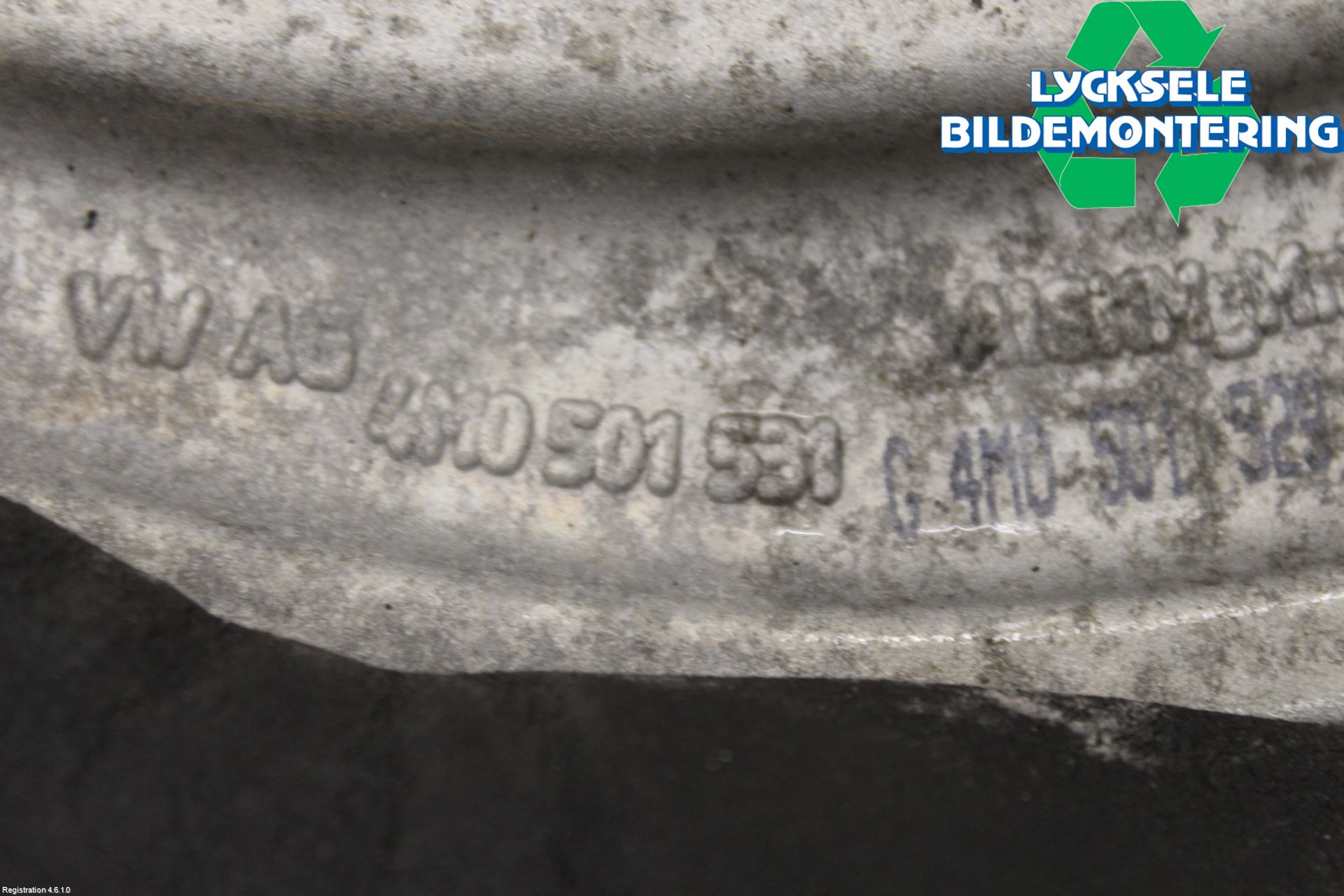 Audi Q5/SQ5 17- Bärarm Bak Höger