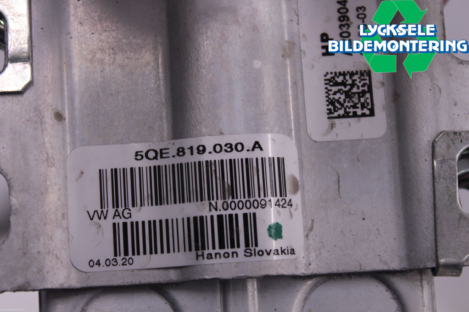 Volkswagen VW GOLF / E-GOLF VII 13-20 Värmekammare-Växlare
