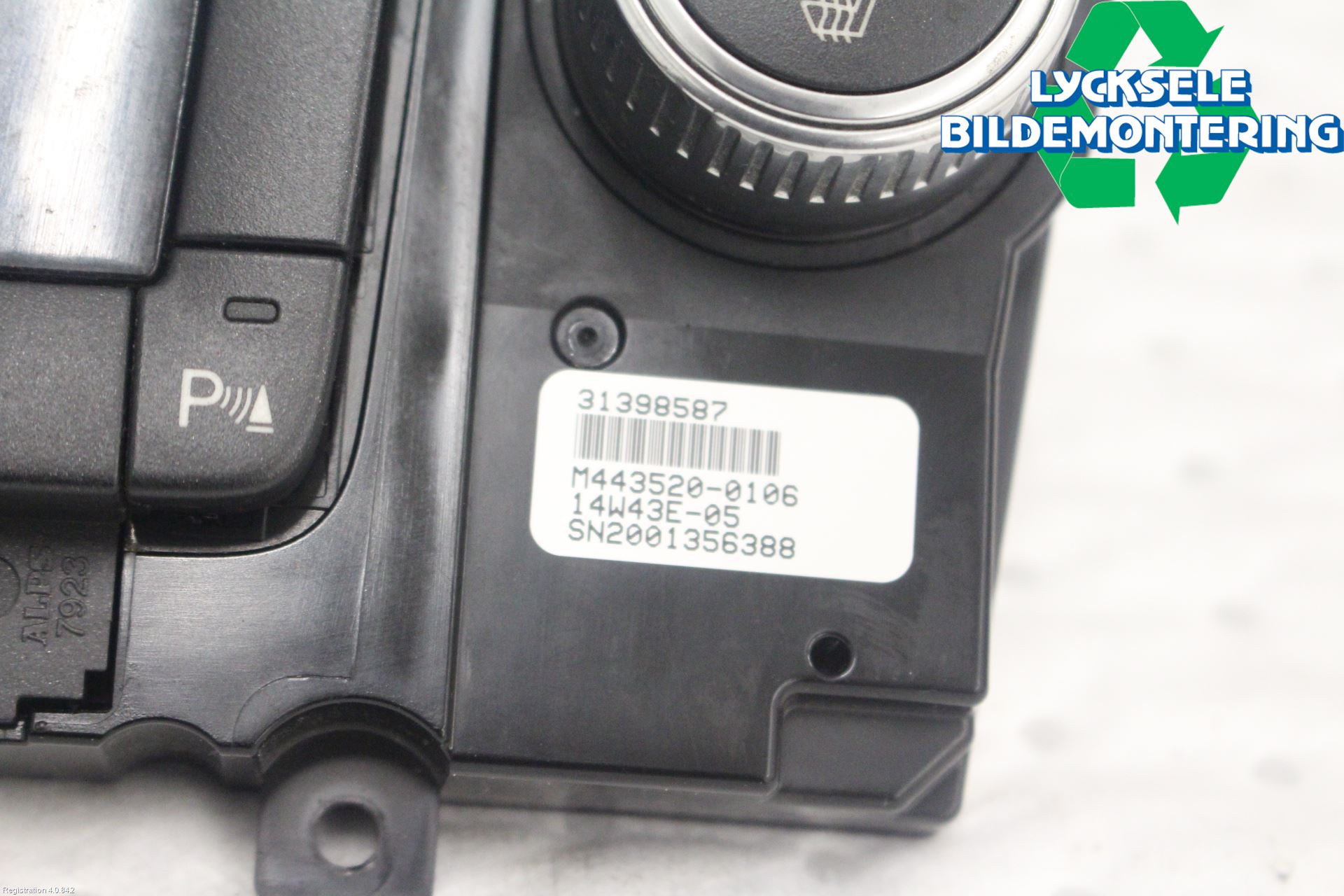 Volvo V60 14-18 Ac Styrenhet Ac Manöveren