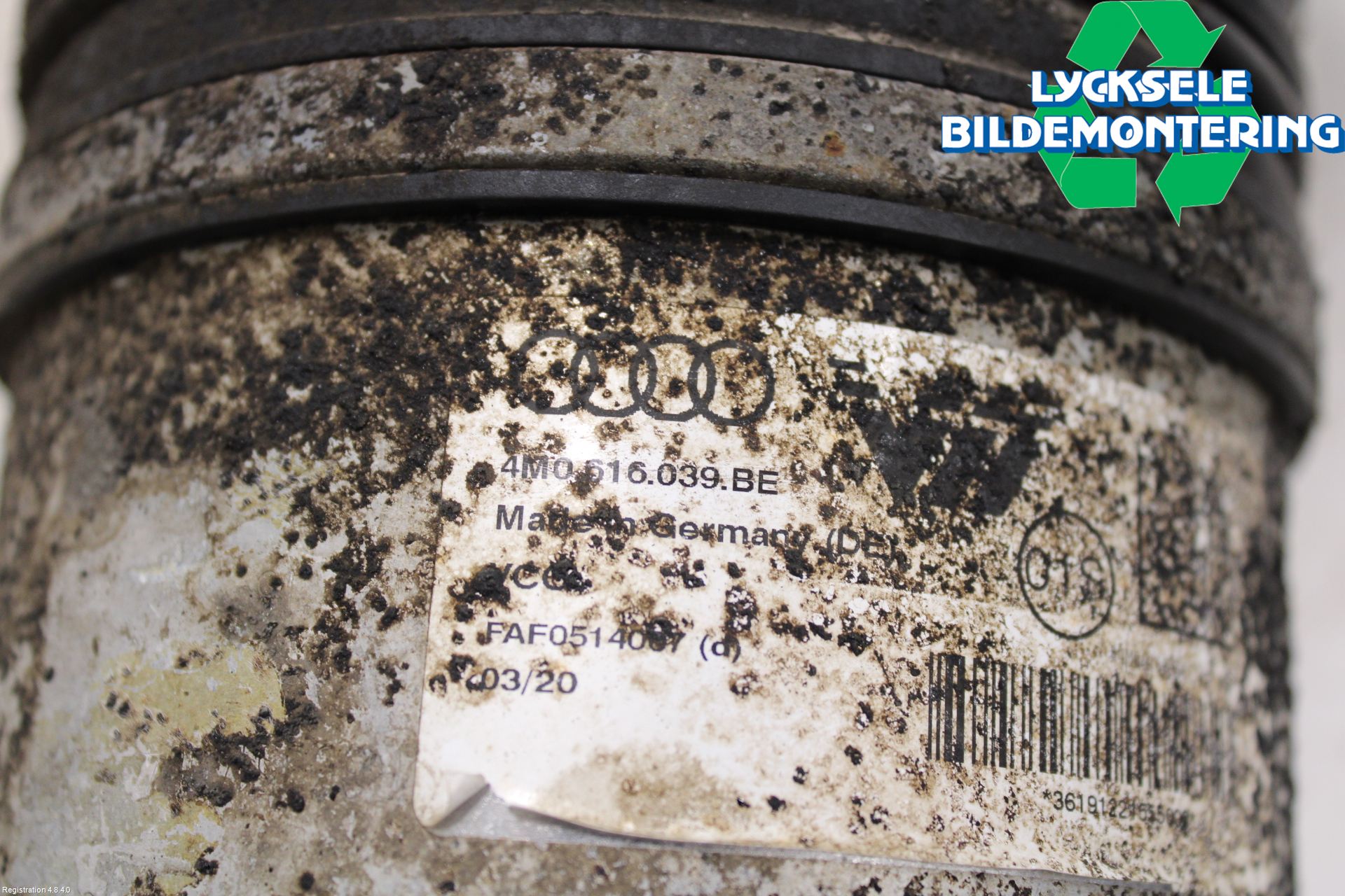 Audi Q8/SQ8 4M 19- Nivå-Luftfjädring Bälg