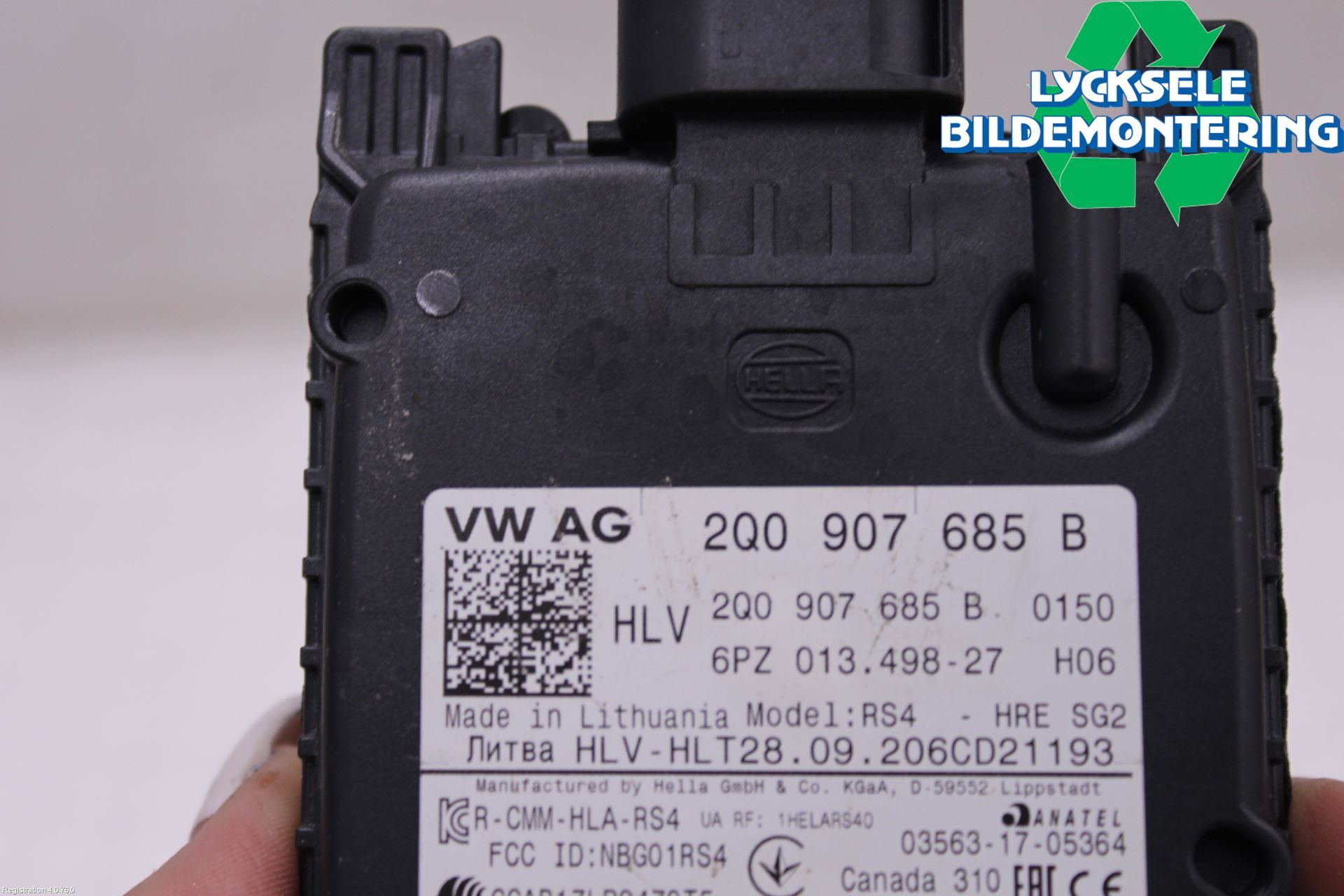 Volkswagen VW T-CROSS 19- Sensor Aktivt Kollisionsskydd