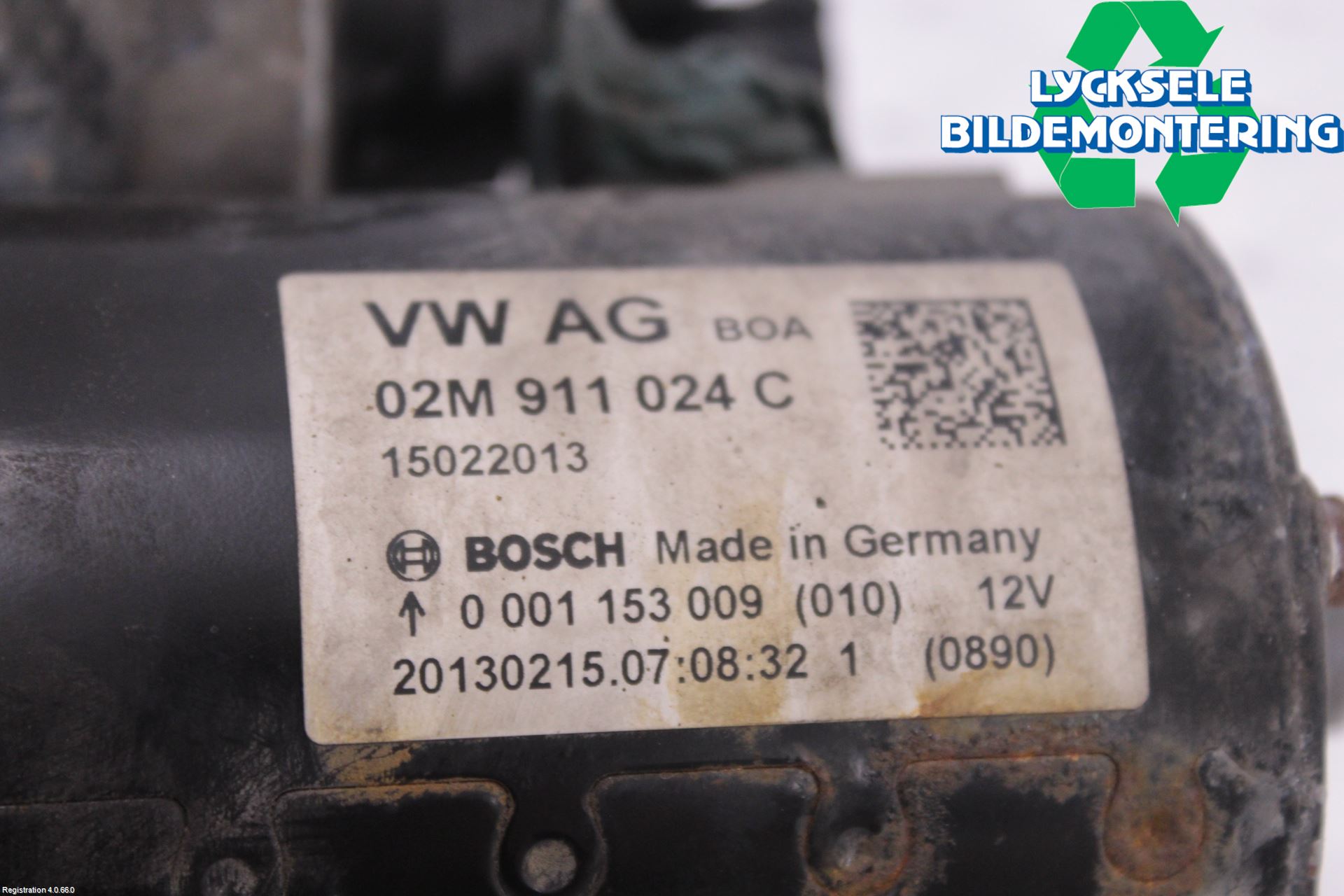 Volkswagen VW PASSAT 11-14 Startmotor Diesel