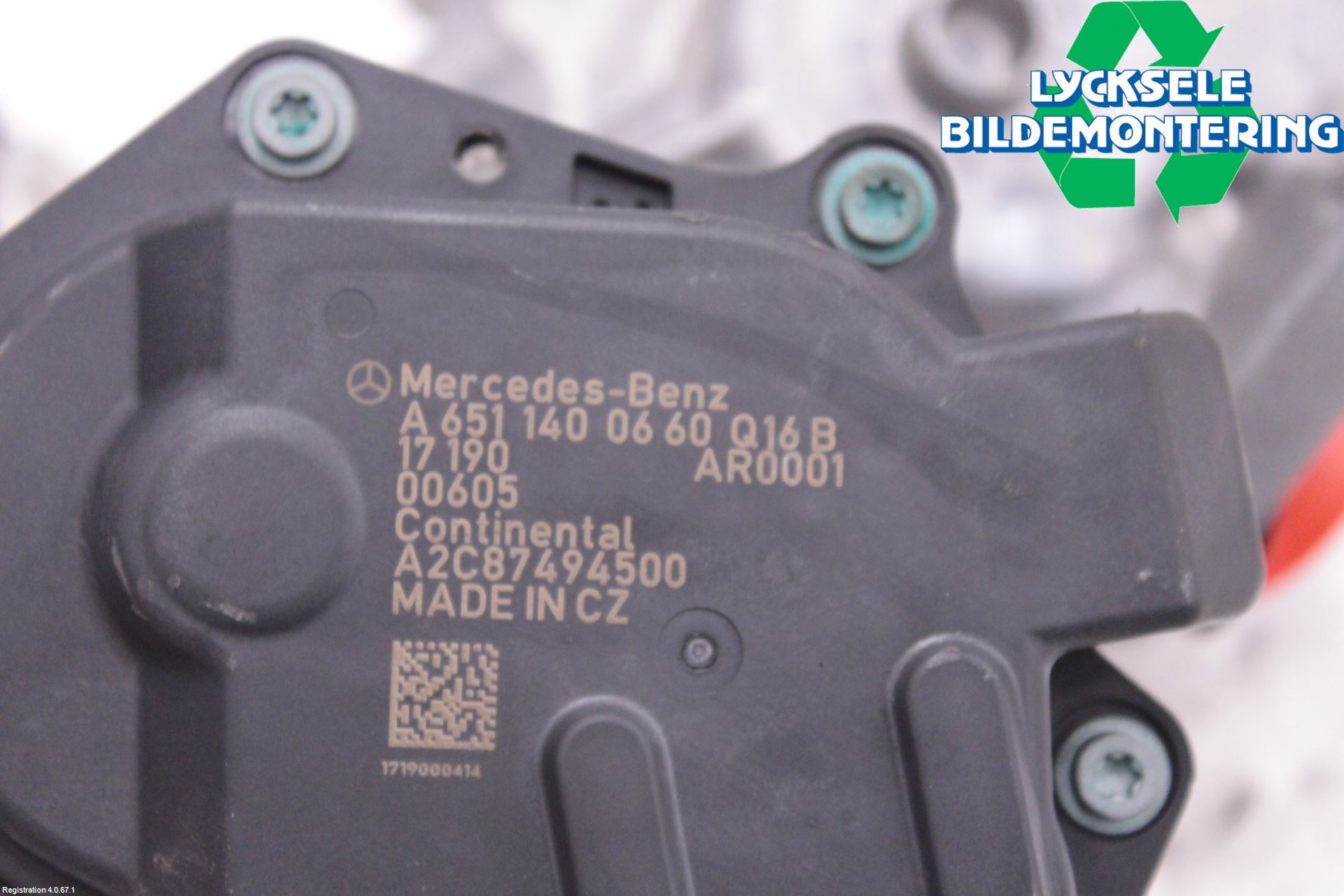 Mercedes-Benz MB C-KLASS (W205) 14-21 Avgaskylare