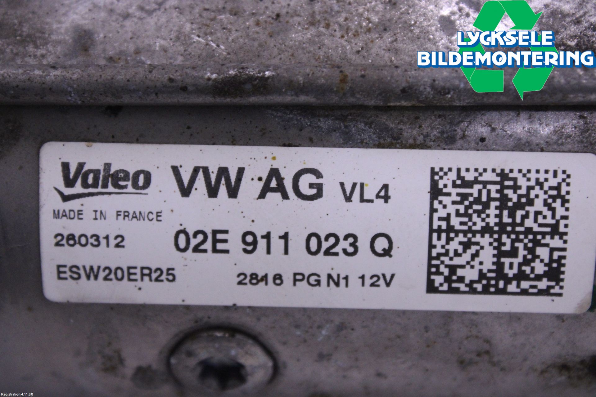 Volkswagen VW PASSAT 11-14 Startmotor Diesel