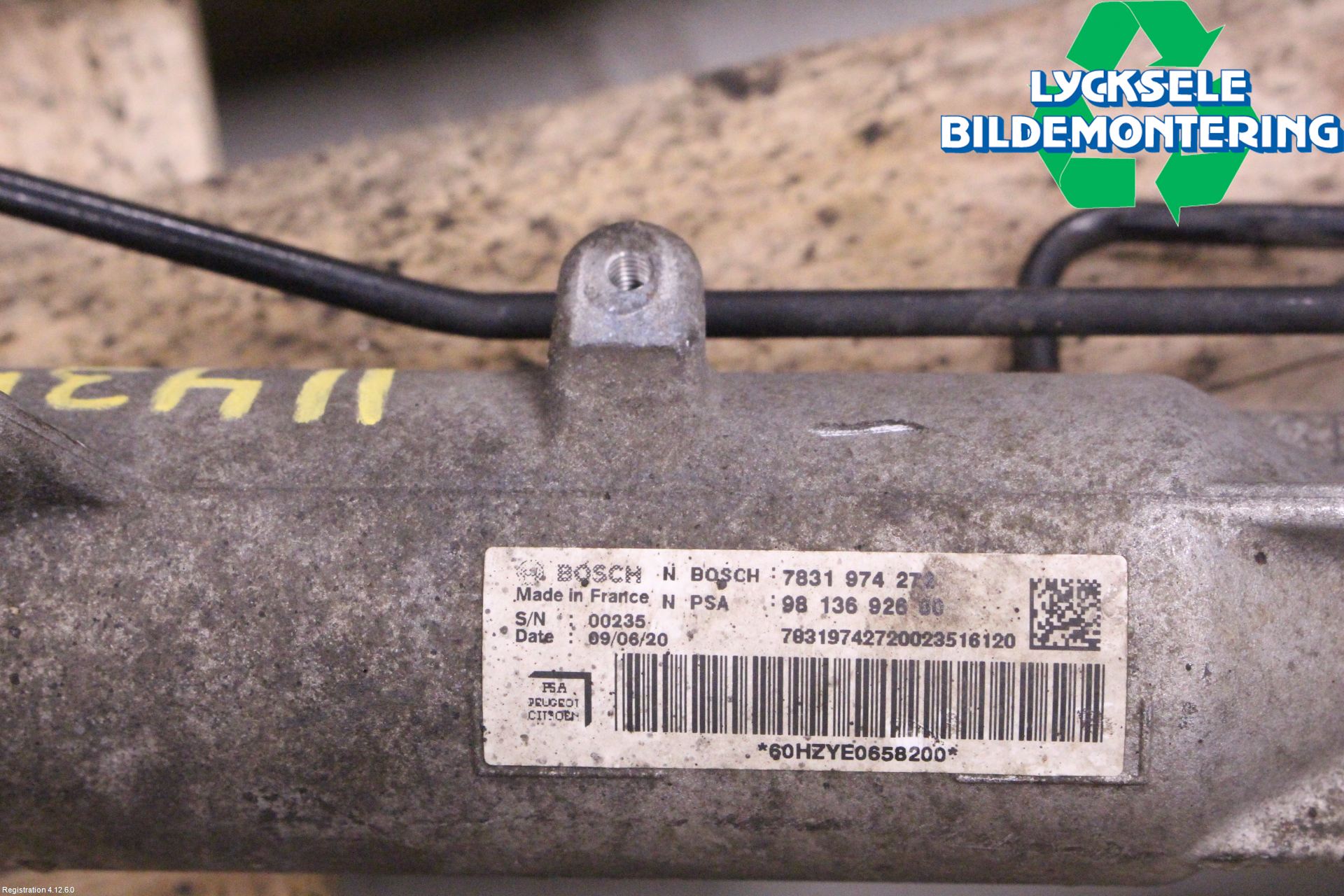 Peugeot EXPERT/E-EXPERT 17- Styrväxel Servo -Snäcka