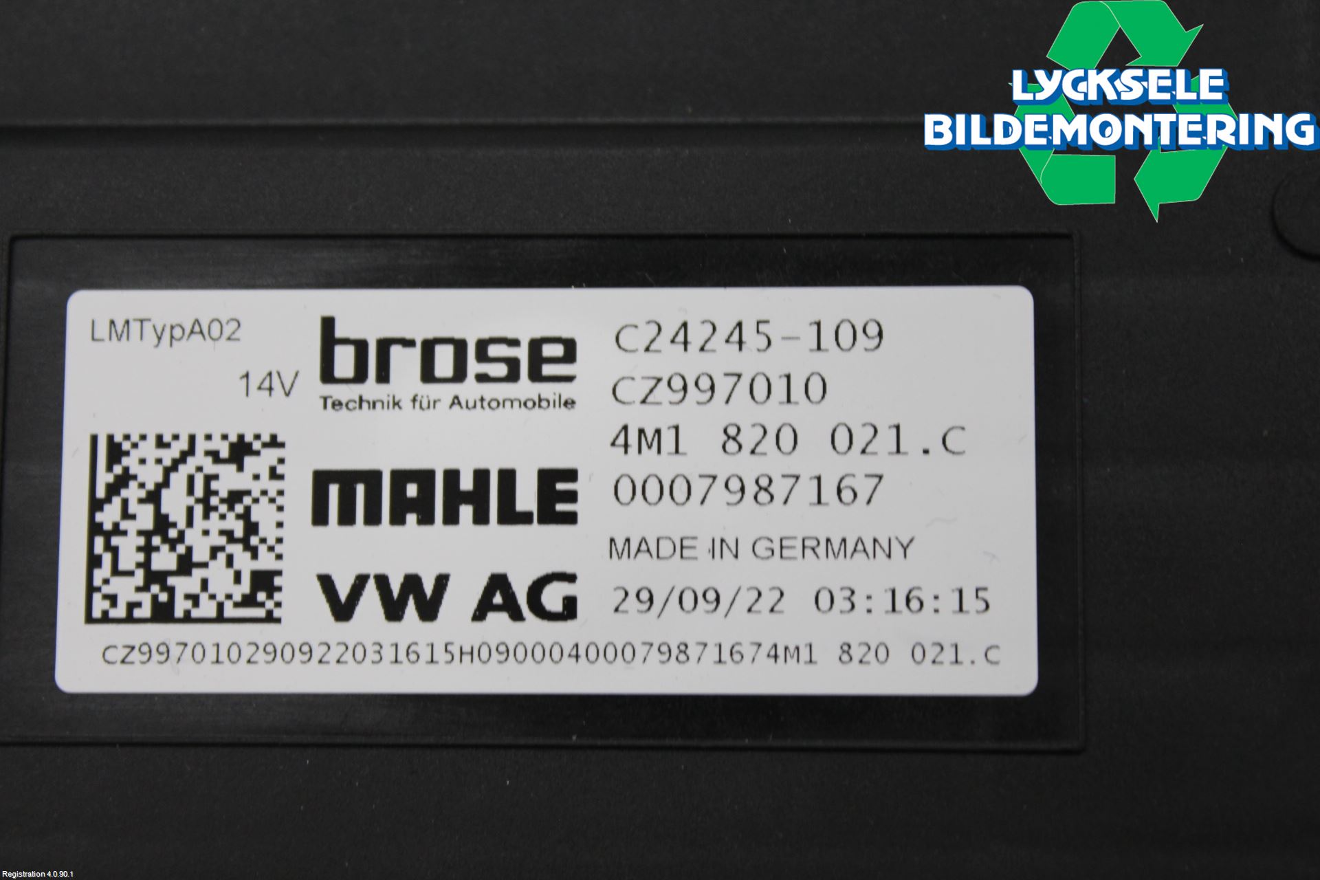 Audi A6 F2/C8 19- Ac Värmefläkt