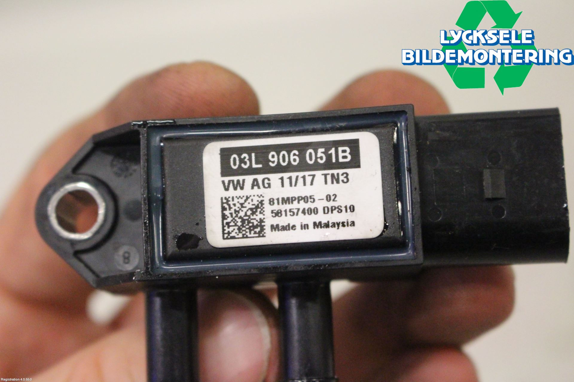 Volkswagen VW PASSAT 15-19 Givare Temp-Tryck Avgas