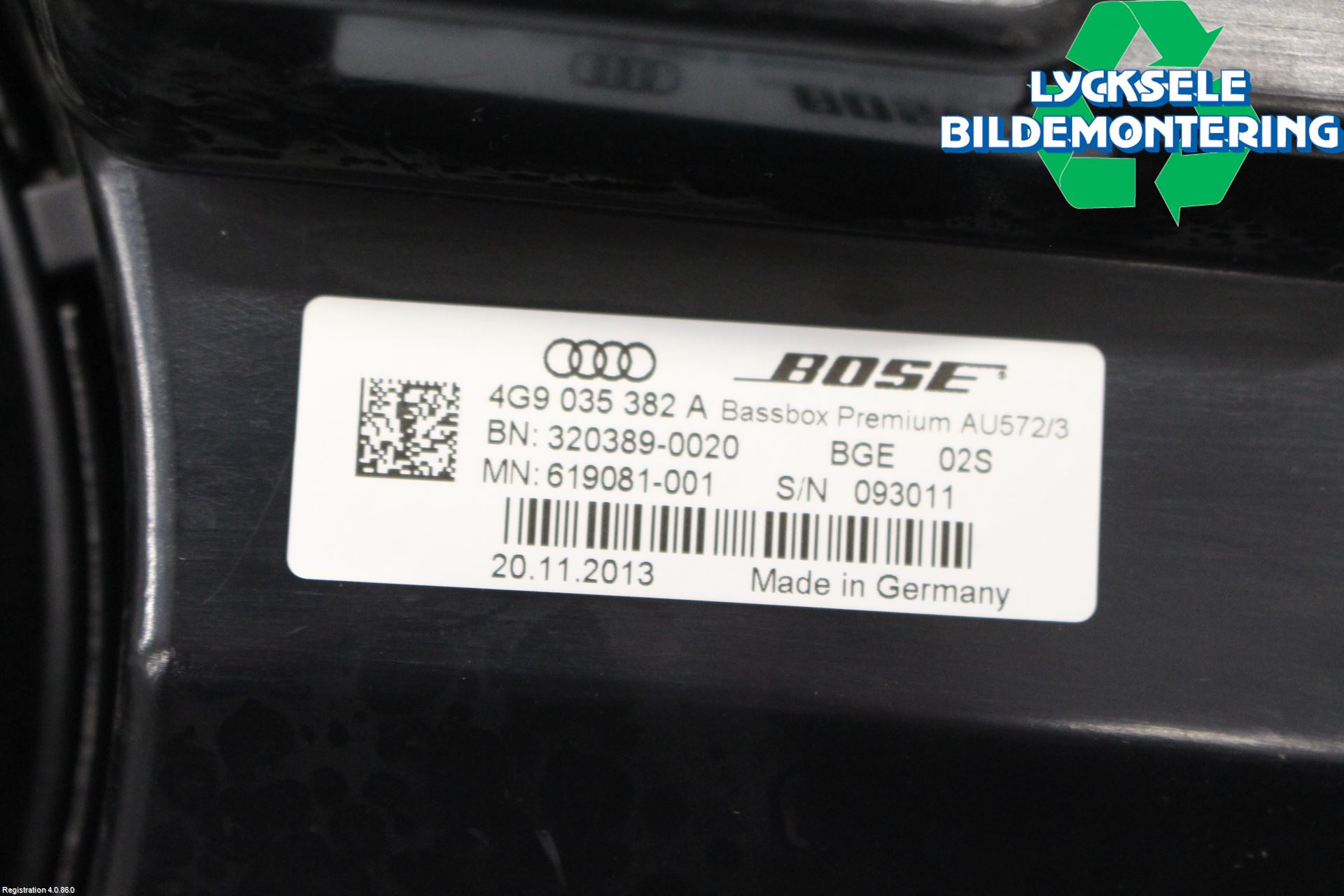 Audi A6/S6 4G 11-18 Högtalare