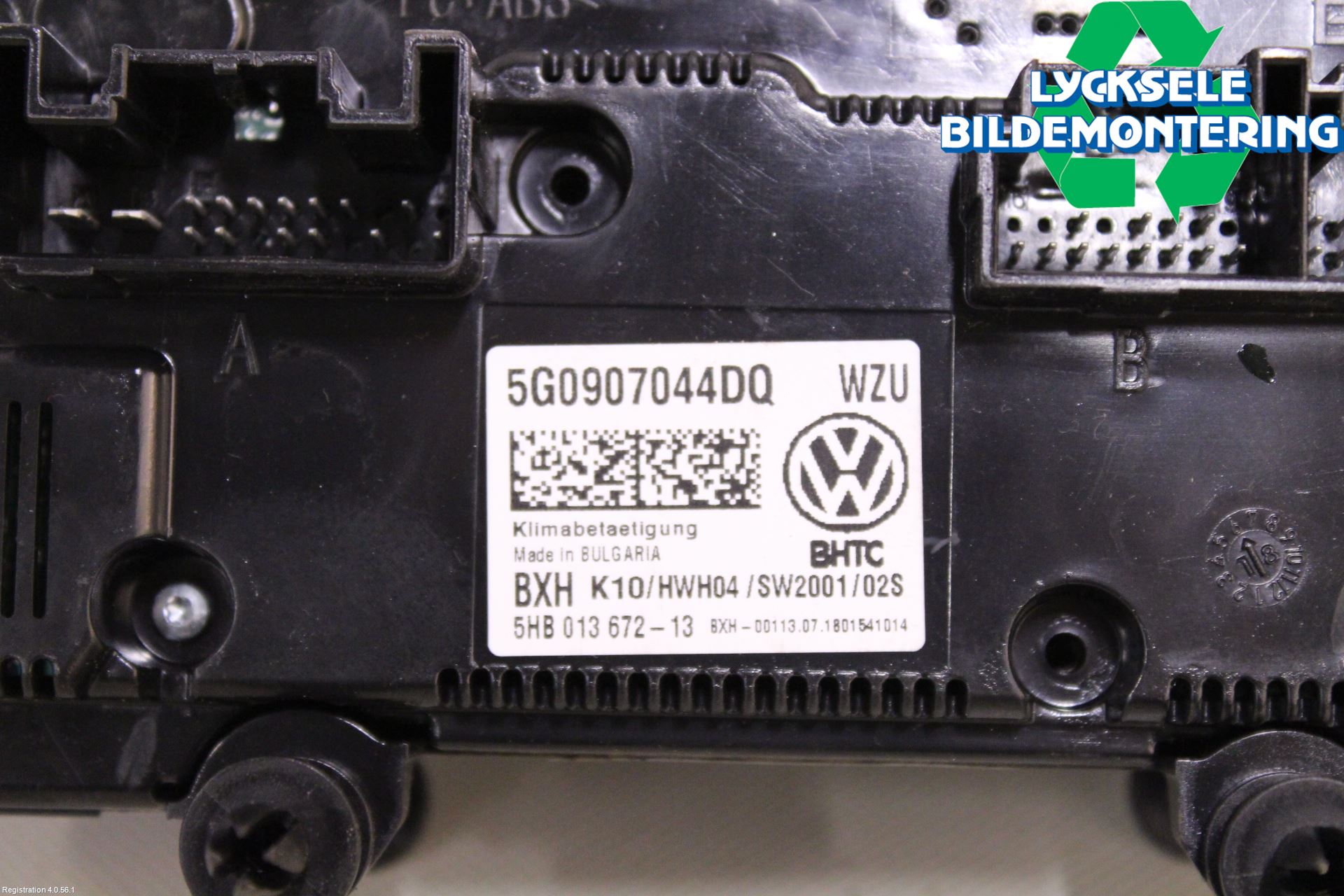 Volkswagen VW PASSAT 15-19 Ac Styrenhet Ac Manöveren