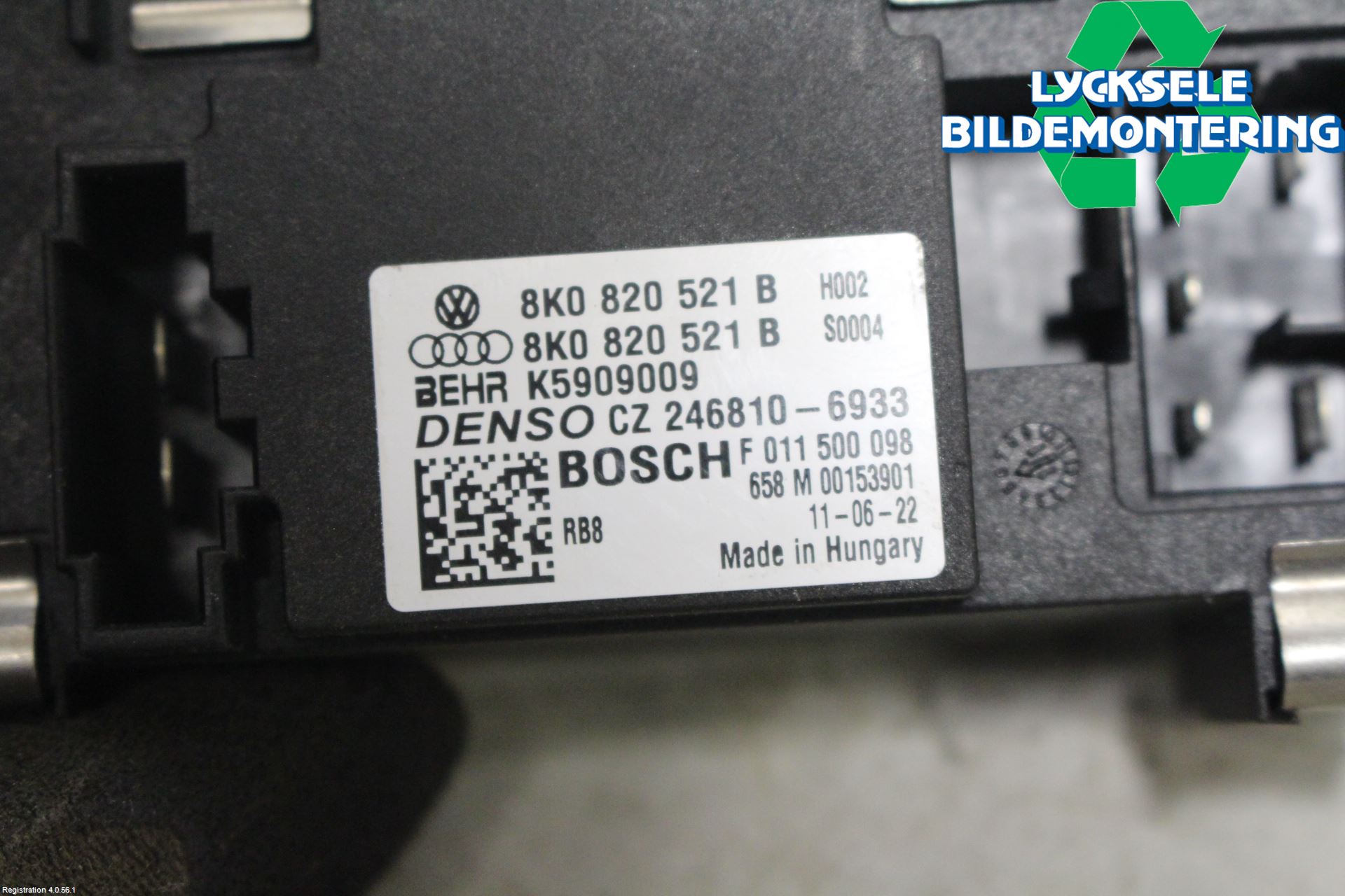 Audi A4/S4 08-11 Värmefläktsmotstånd