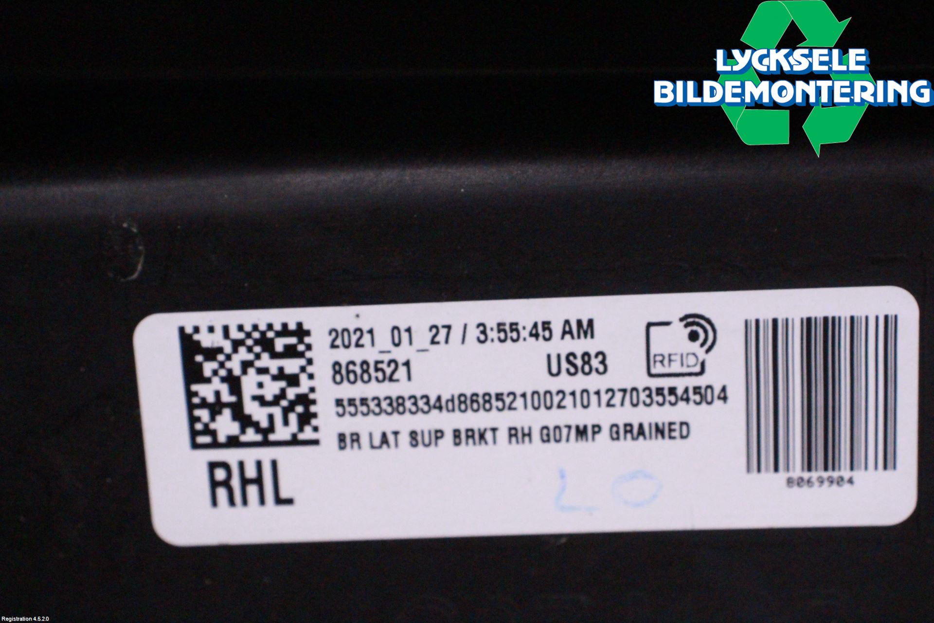 BMW X7 G07 19- Stötfångarfäste Bak Hö