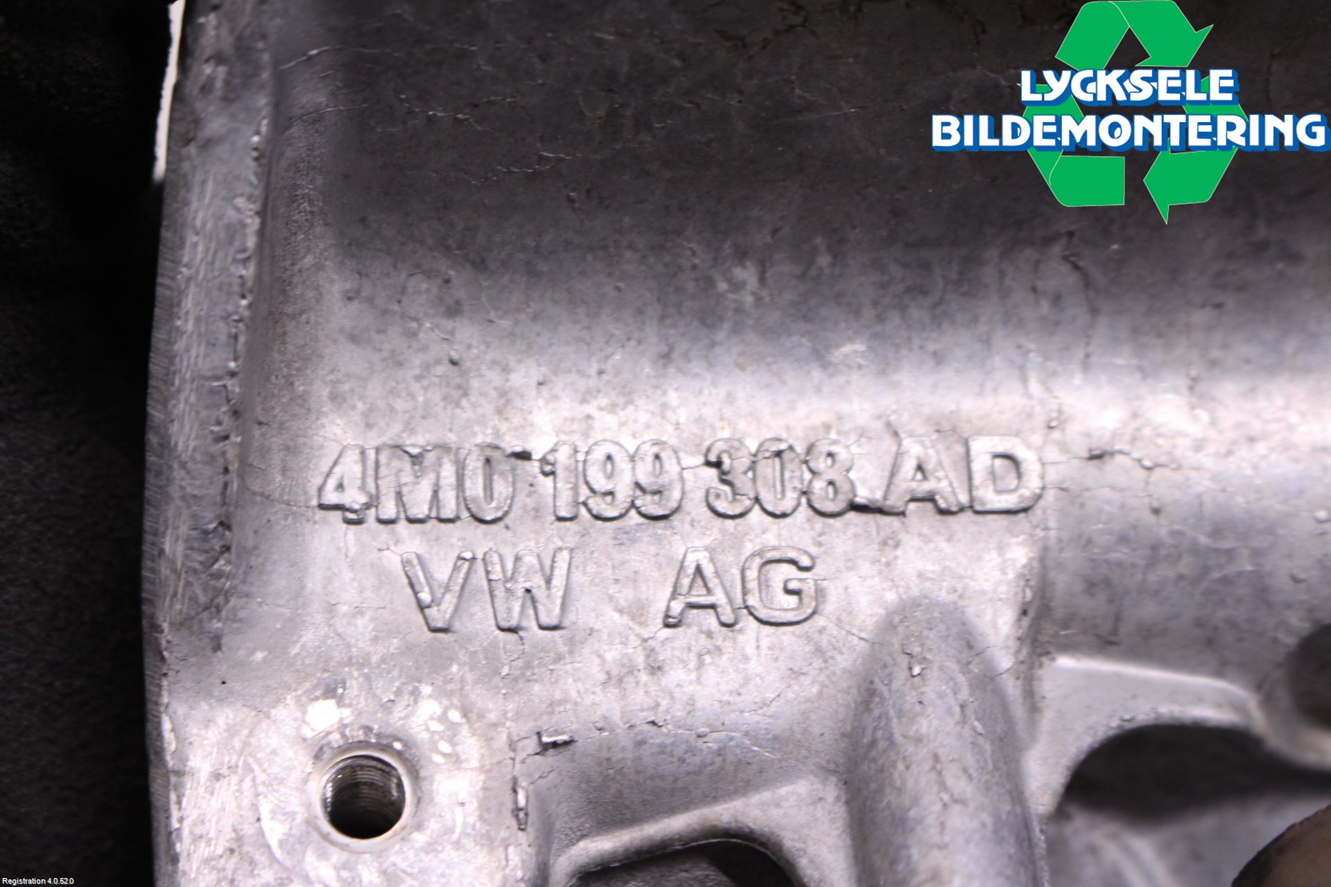 Audi A4/S4 B9 16-19 Motorfäste