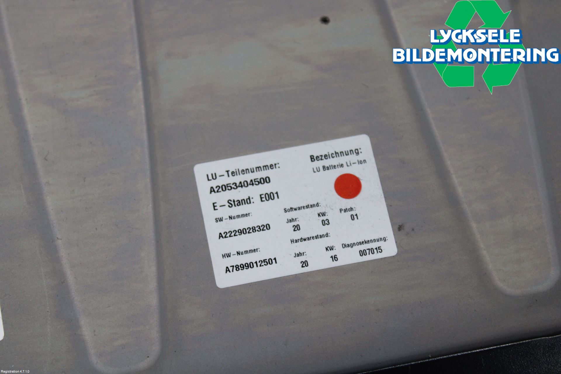 Mercedes-Benz MB E-KLASS (W213) 16-23 Batteri Högspänning