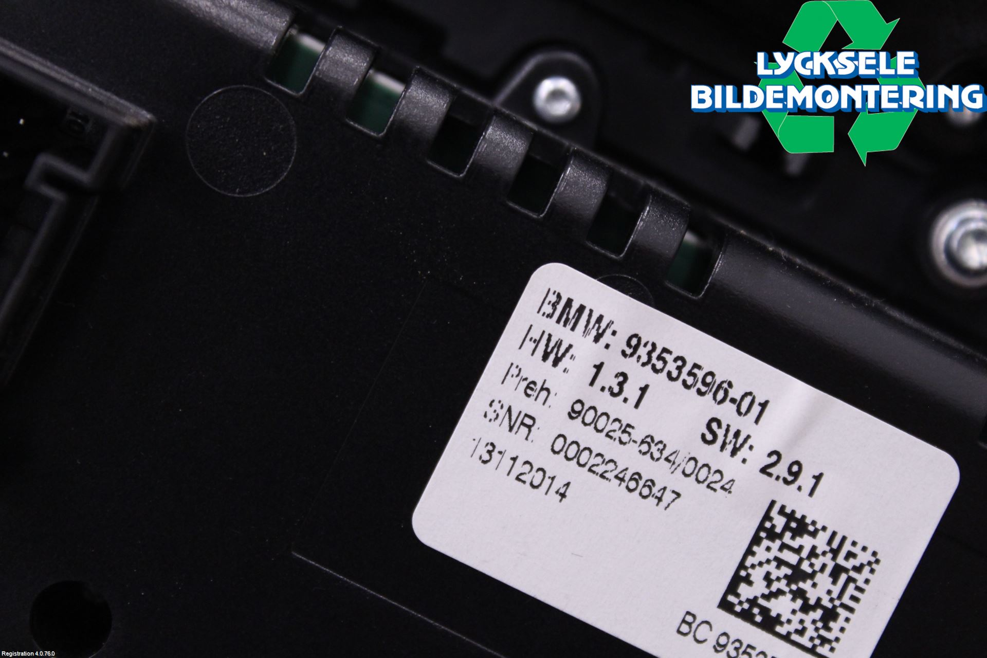 BMW 5 F10/F11/F18 09-17 Ac Styrenhet Ac Manöveren
