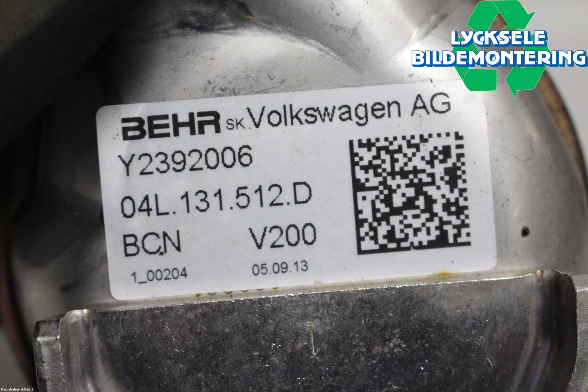 Volkswagen VW GOLF / E-GOLF VII 13-20 Avgaskylare