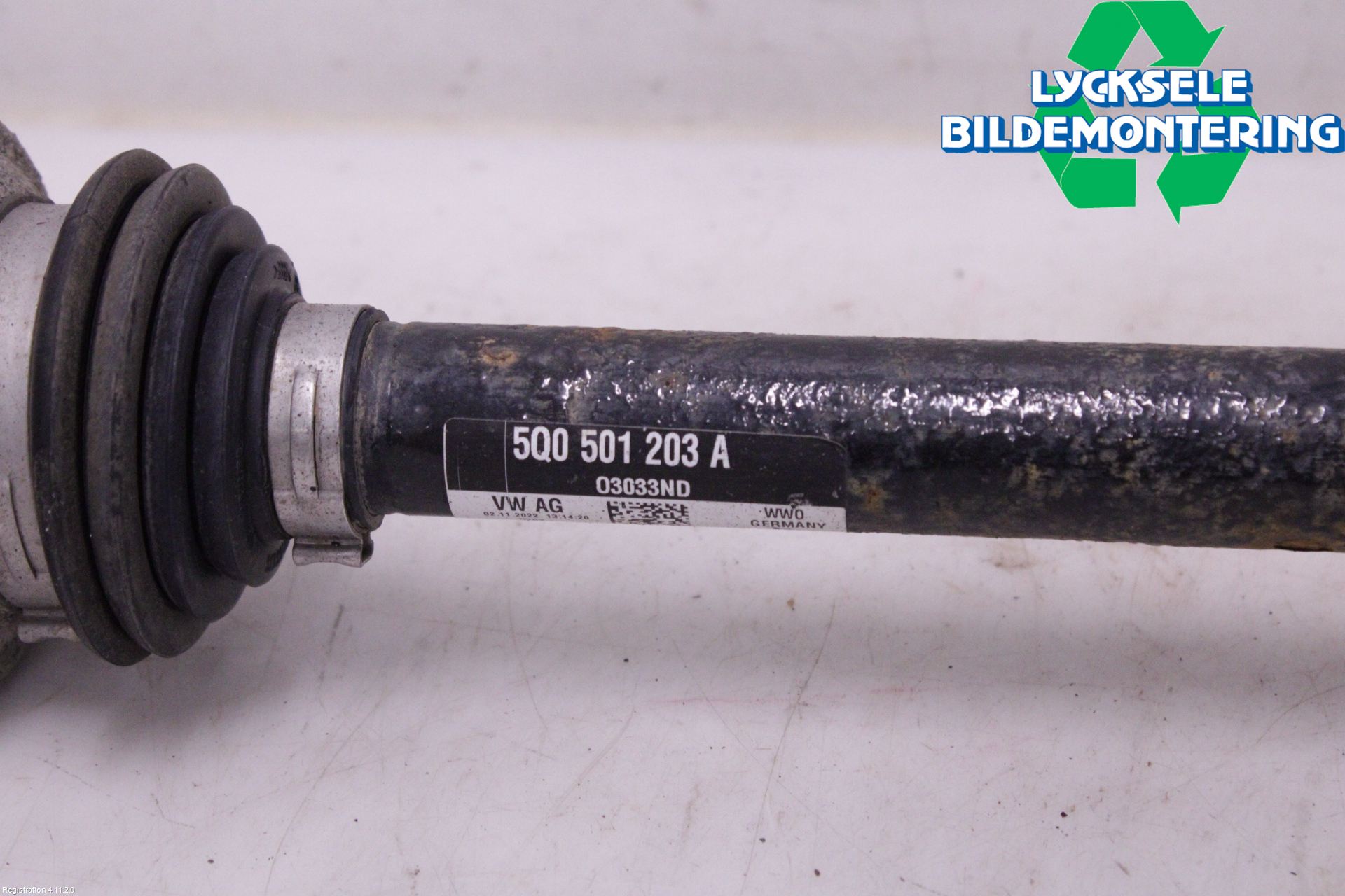 Volkswagen VW GOLF / E-GOLF VIII 20- Drivaxel Bak Vänster