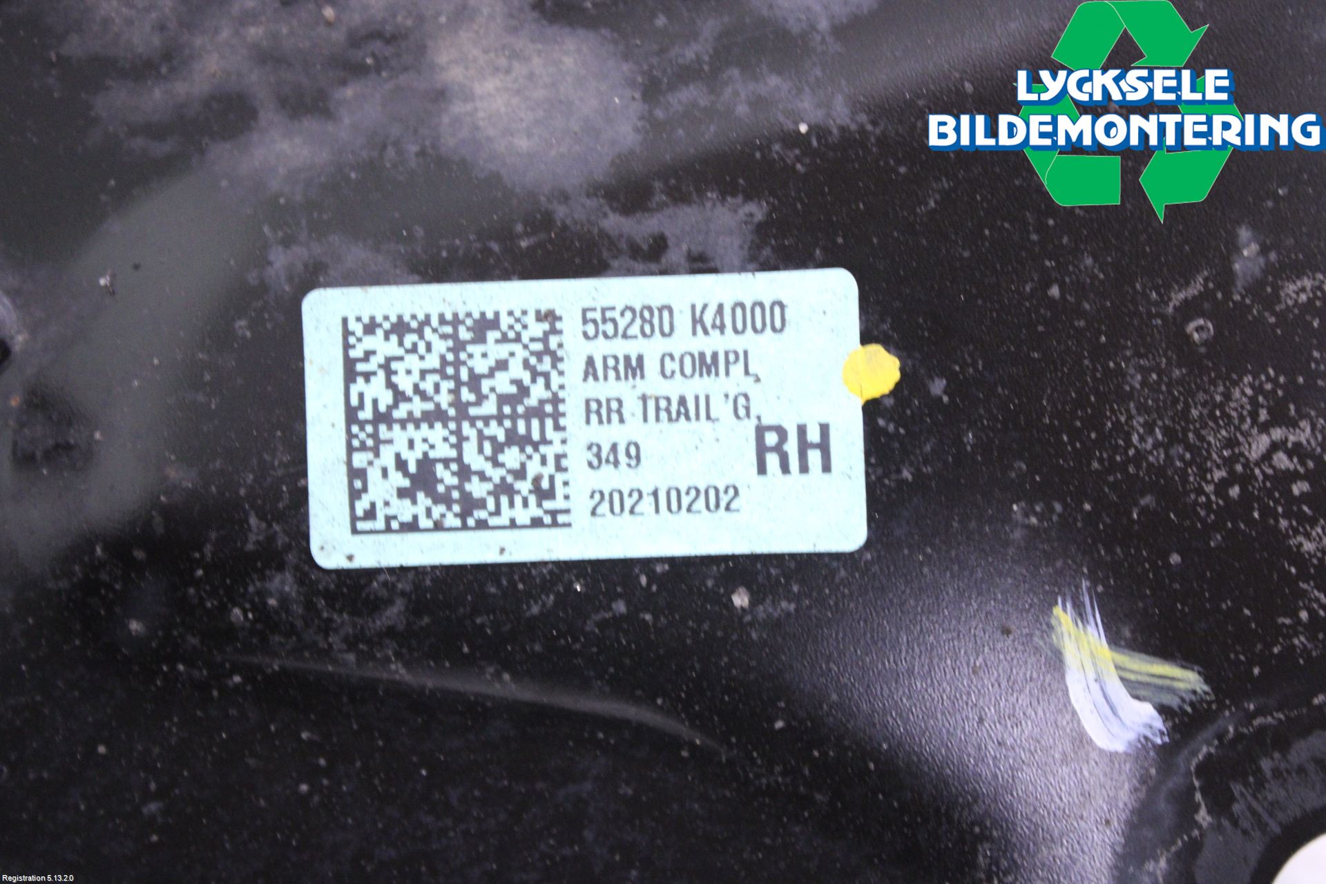 Hyundai KONA/ELECTRIC OS 18-23 Bärarm Bak Höger