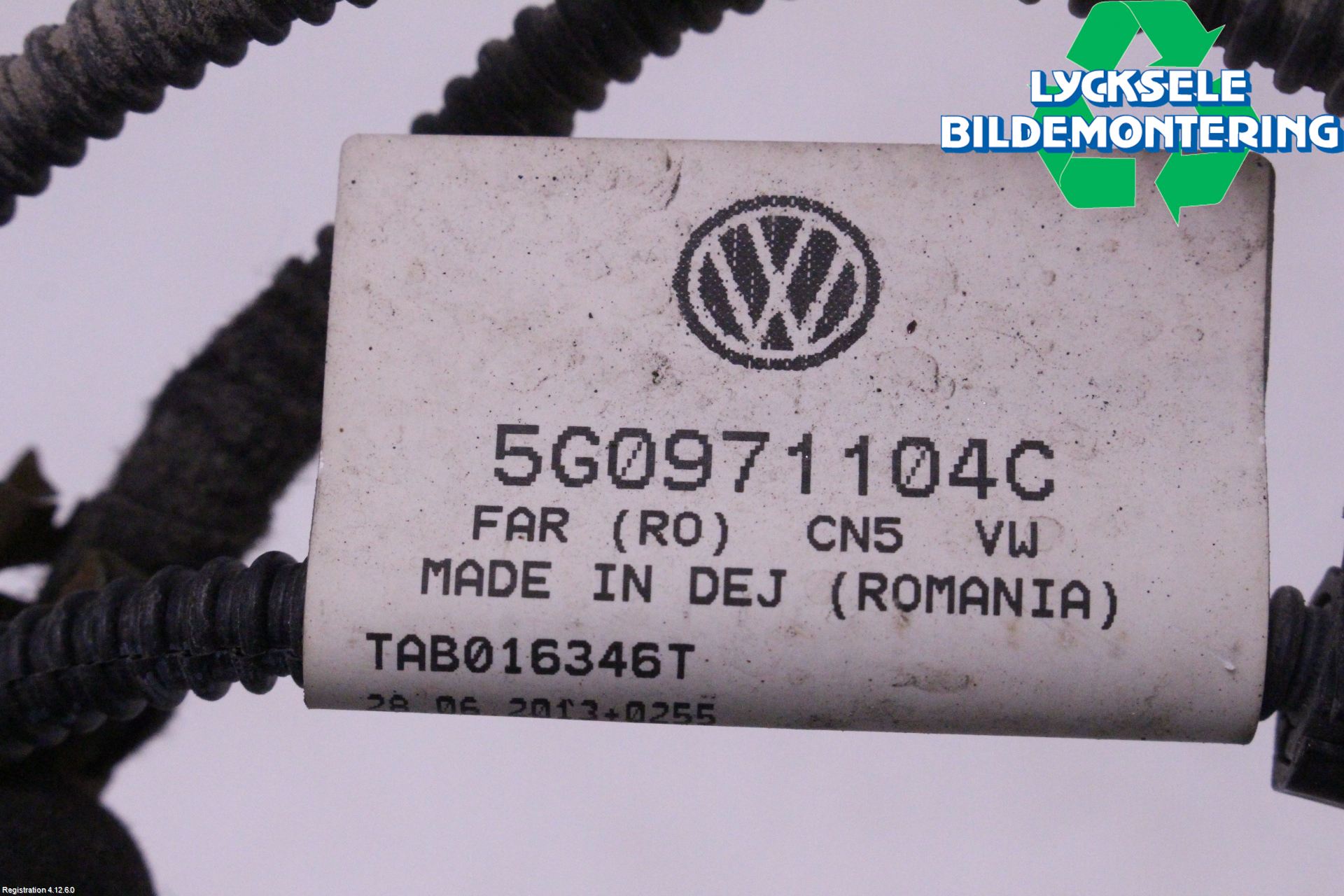 Volkswagen VW GOLF / E-GOLF VII 13-20 Kabelhärva