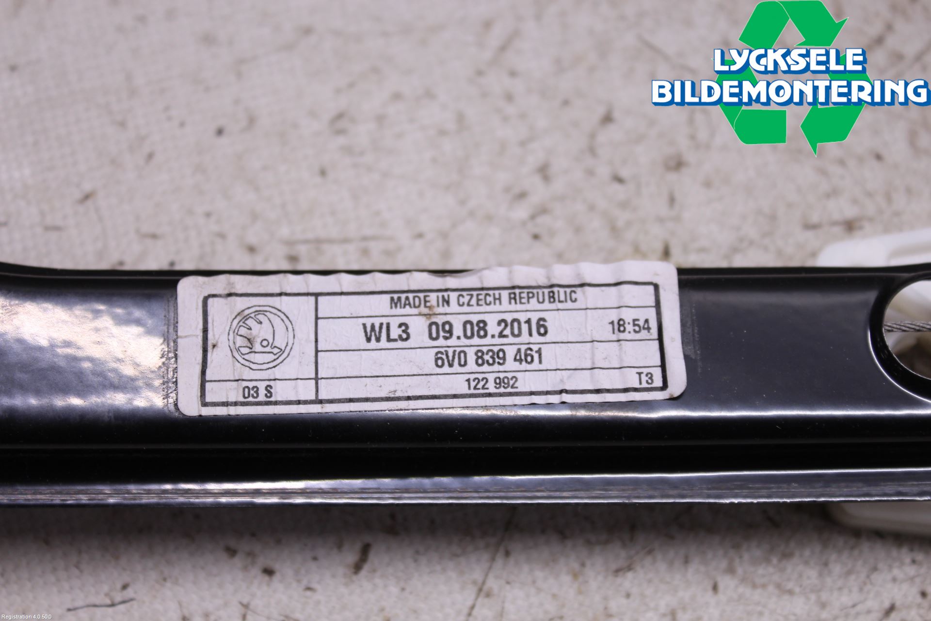 Skoda FABIA 15-21 Fönsterhissmekanism