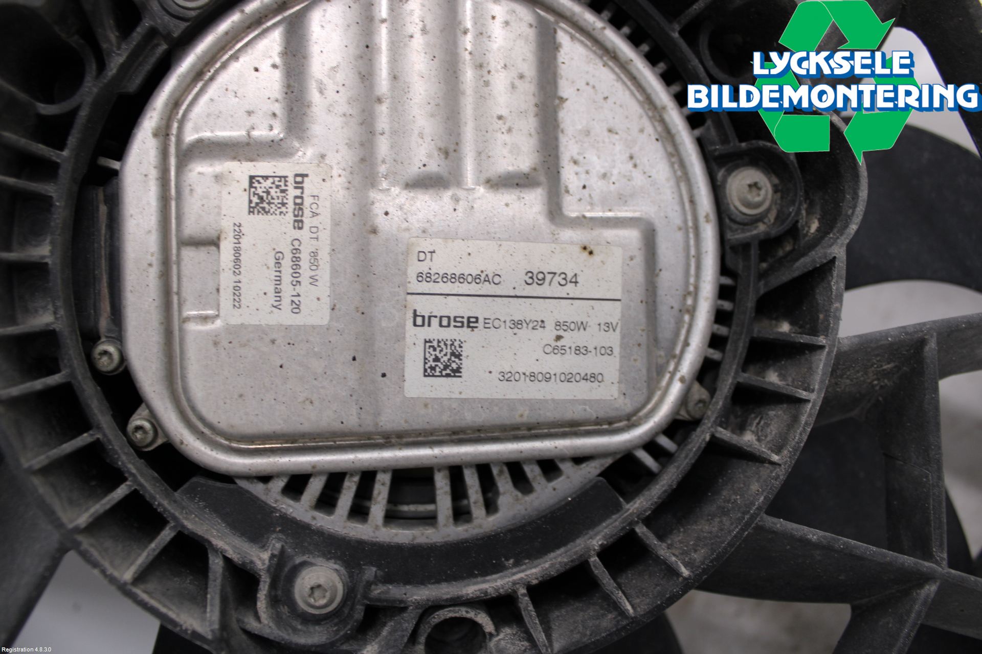 Dodge PICK UP RAM 81- Kylfläkt El