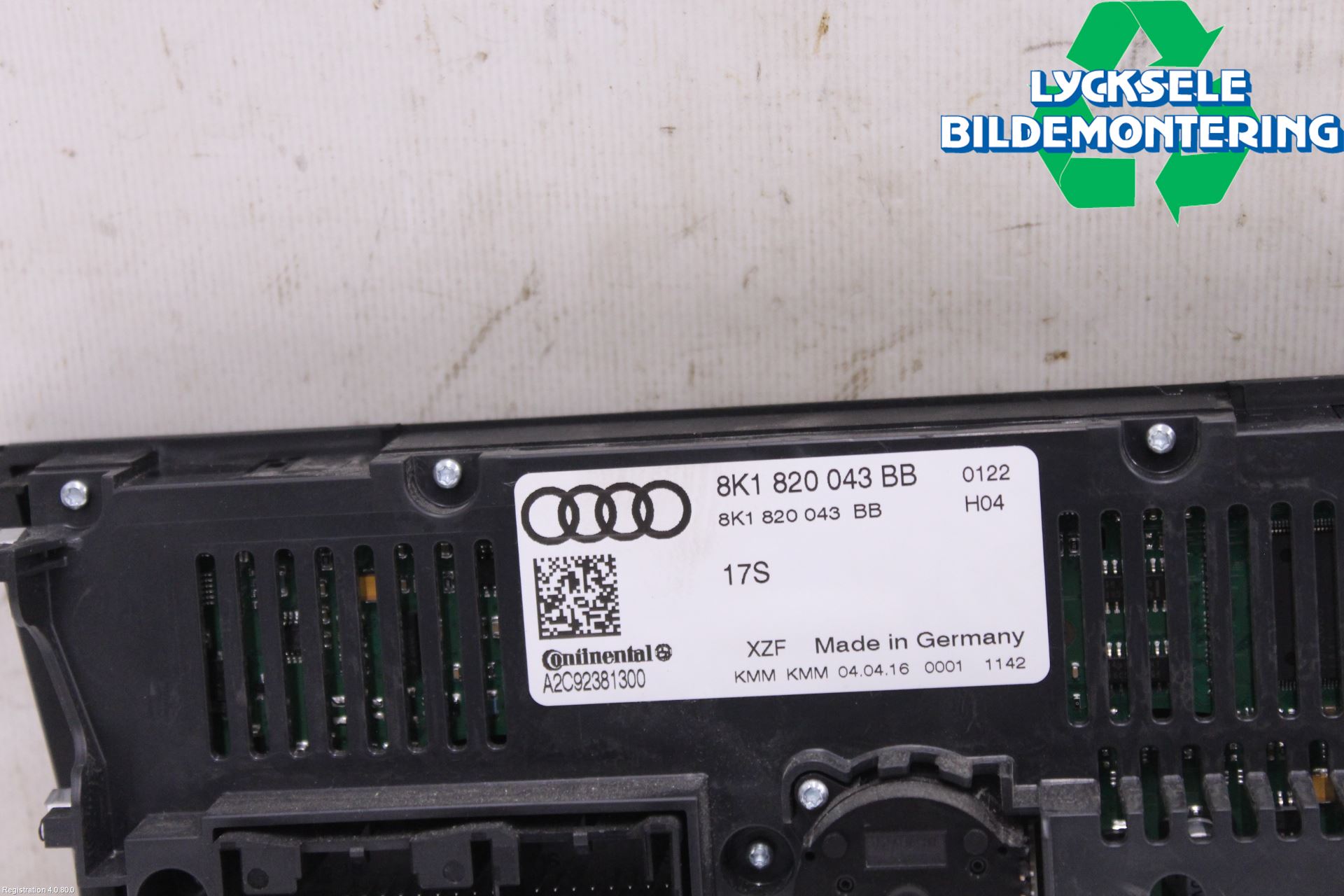 Audi Q5 09-16 Ac Styrenhet Ac Manöveren