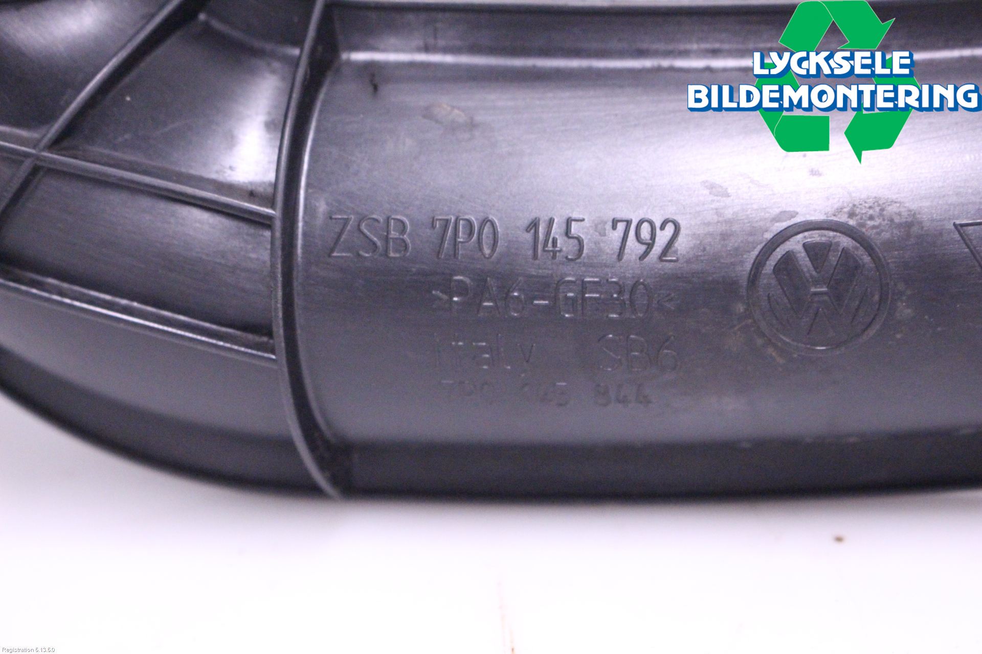 Volkswagen VW TOUAREG 7P 11-18 Laddluft-Intercoolerrör