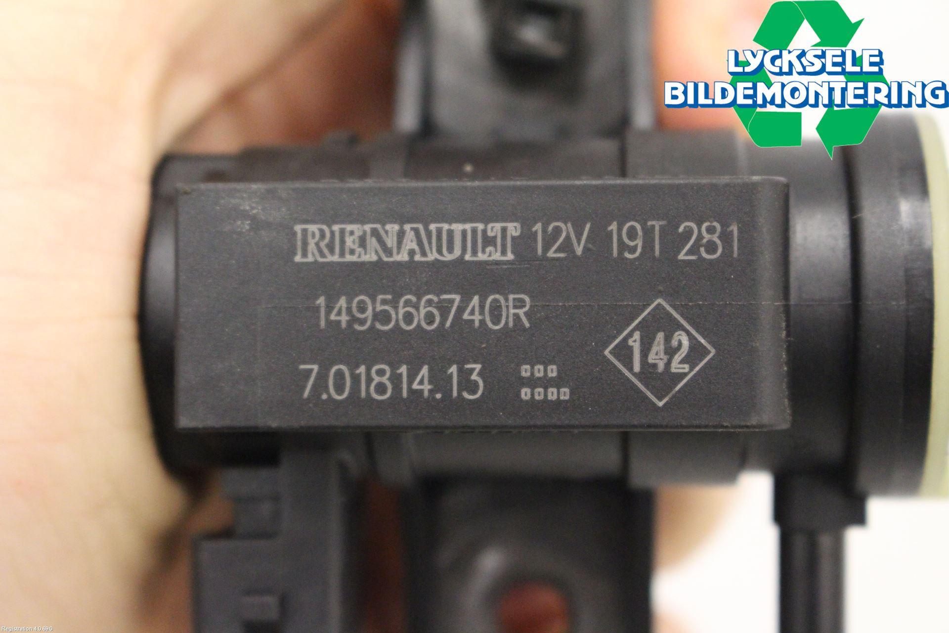 Nissan NAVARA, TREK-1 17-21 Magnetventil Laddtryck